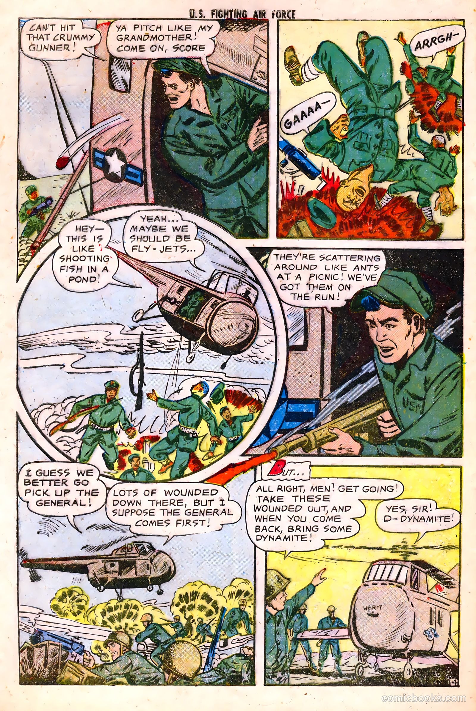 U.S. Fighting Air Force #13 (1955) — page 32 of 36