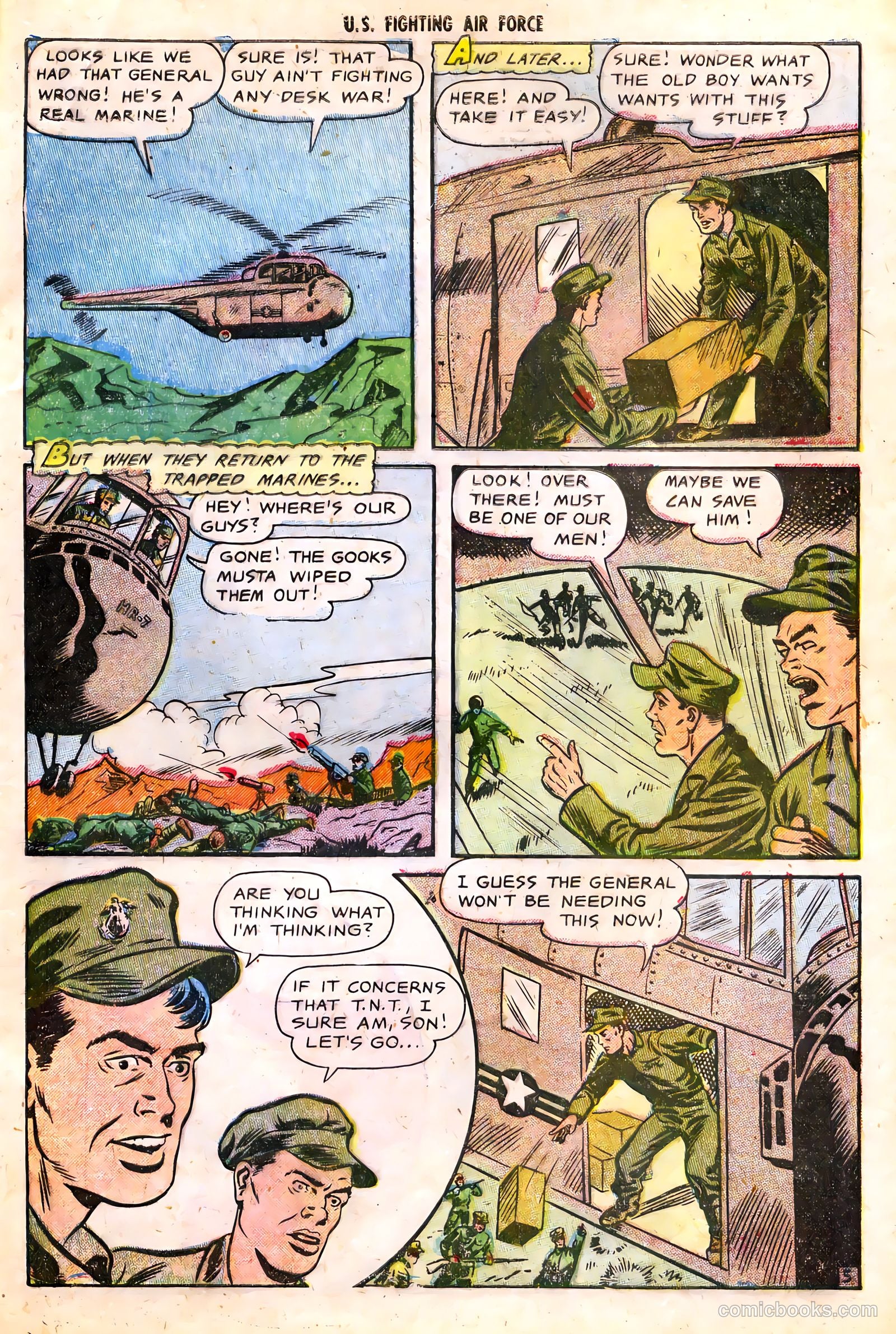 U.S. Fighting Air Force #13 (1955) — page 33 of 36