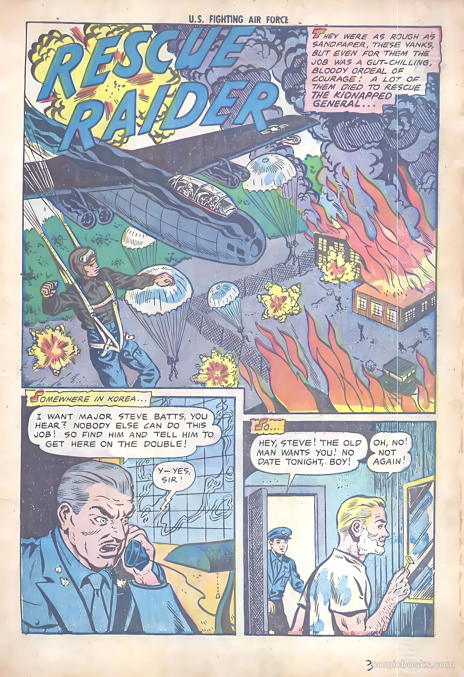 U.S. Fighting Air Force #14 (1955) — page 3 of 36