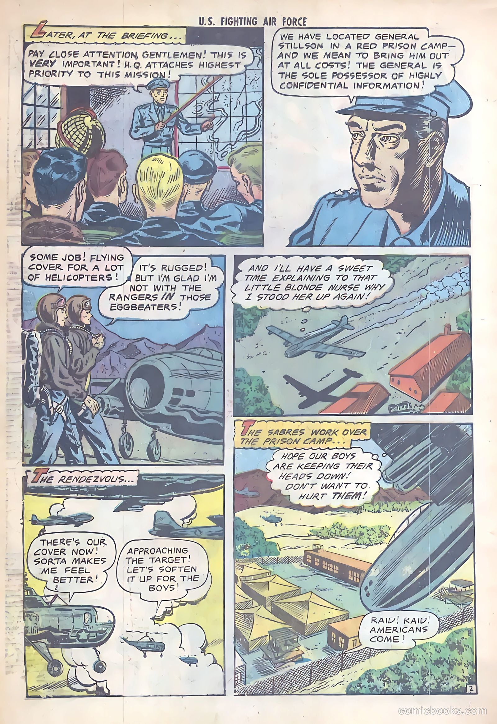 U.S. Fighting Air Force #14 (1955) — page 4 of 36