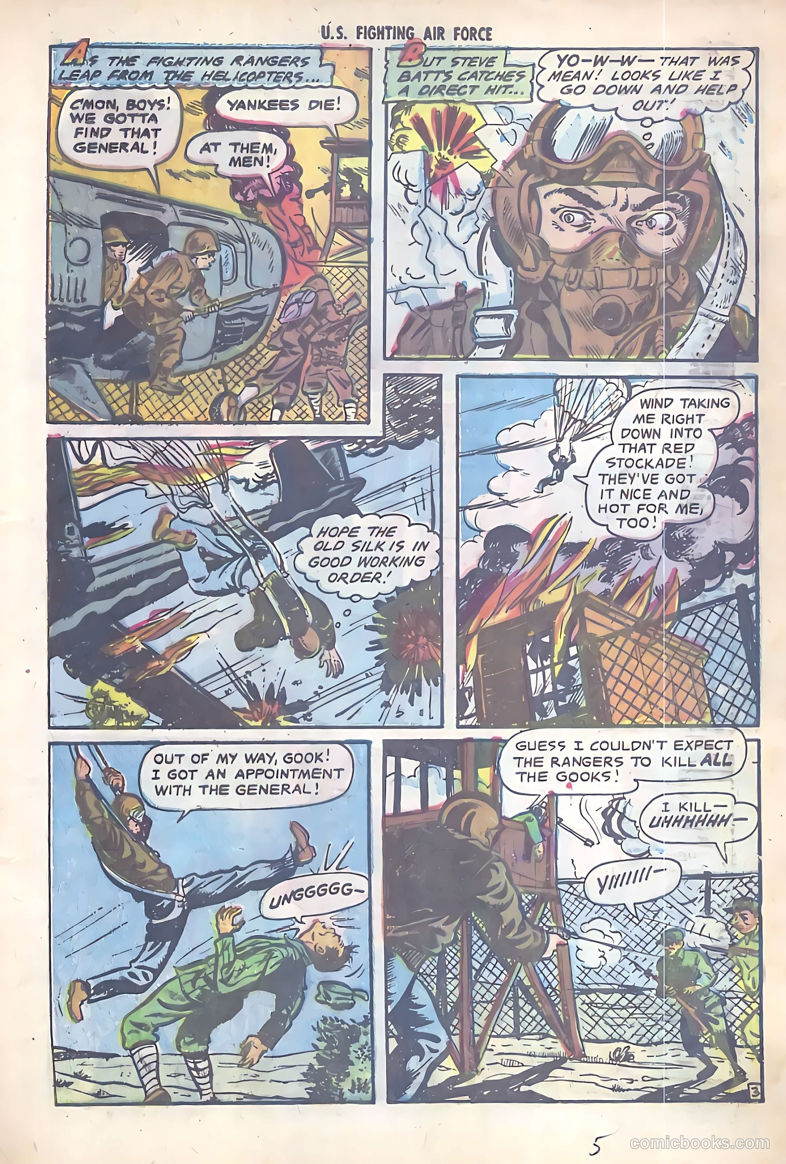 U.S. Fighting Air Force #14 (1955) — page 5 of 36