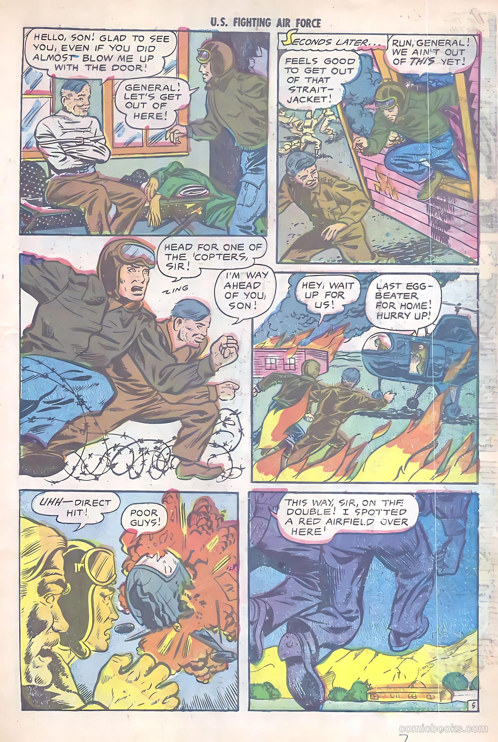 U.S. Fighting Air Force #14 (1955) — page 7 of 36