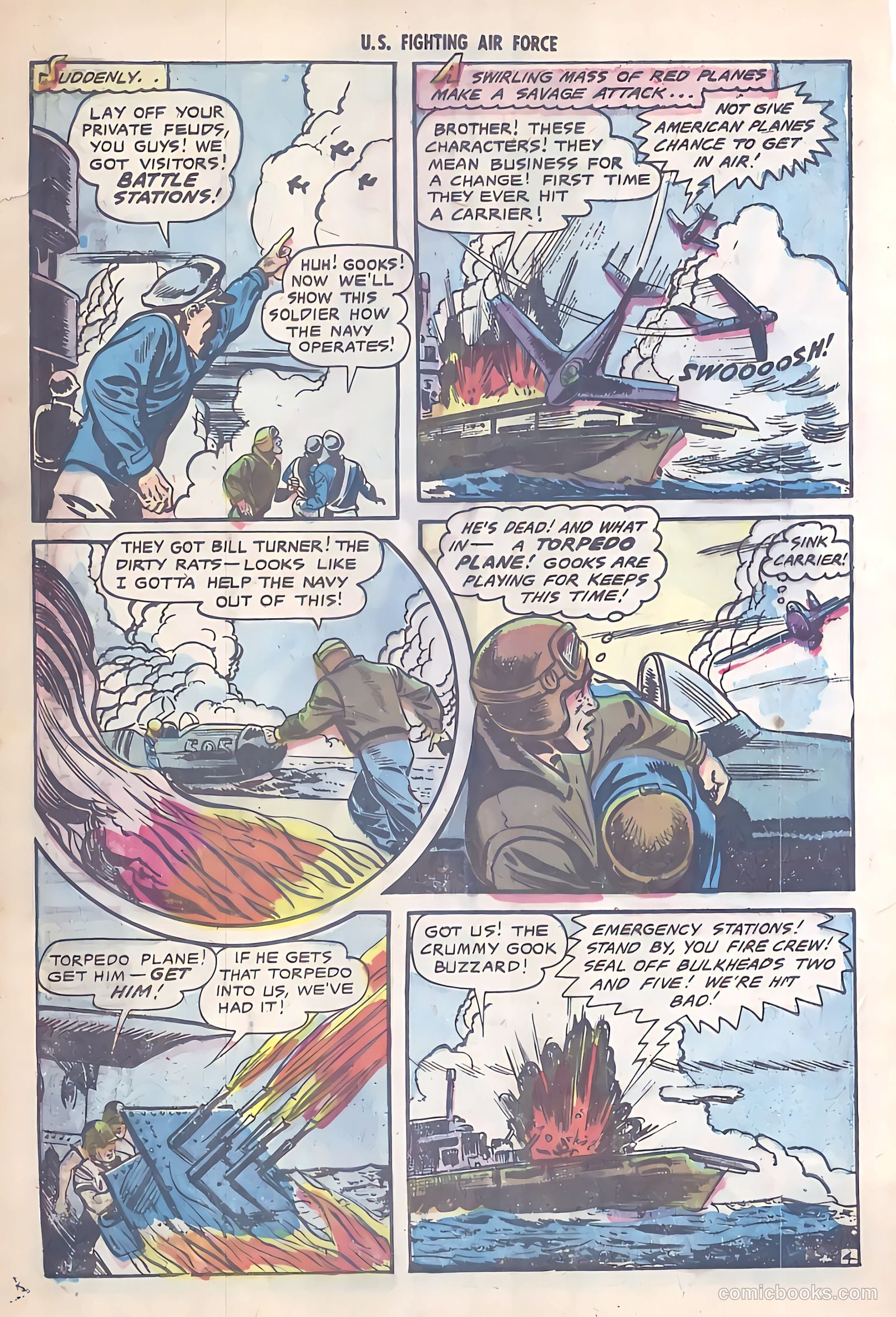 U.S. Fighting Air Force #14 (1955) — page 12 of 36