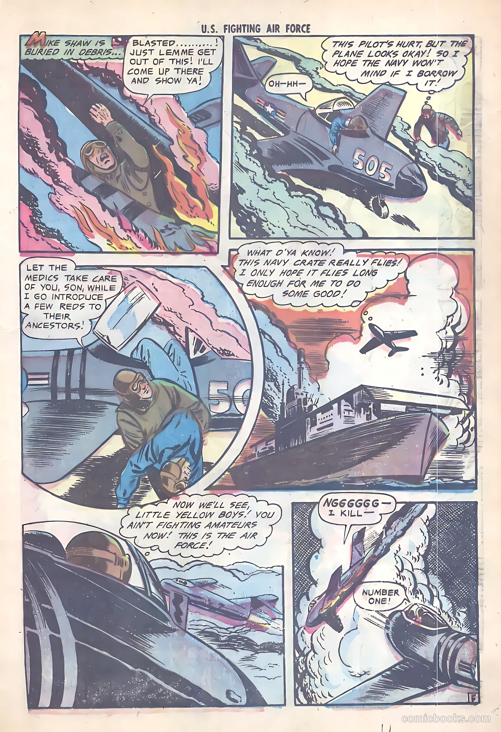 U.S. Fighting Air Force #14 (1955) — page 13 of 36