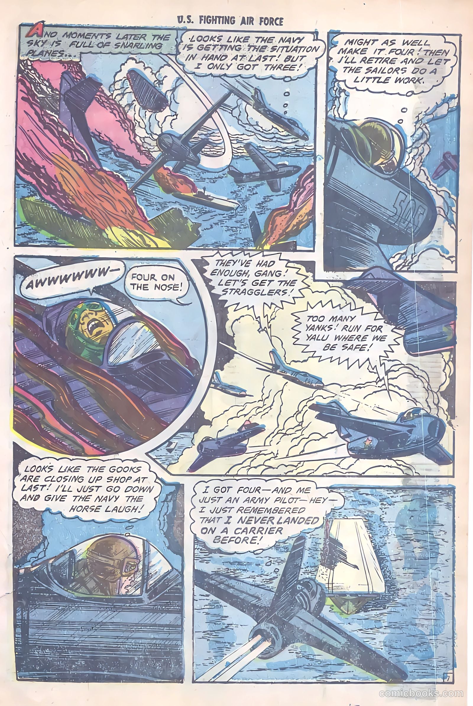 U.S. Fighting Air Force #14 (1955) — page 15 of 36