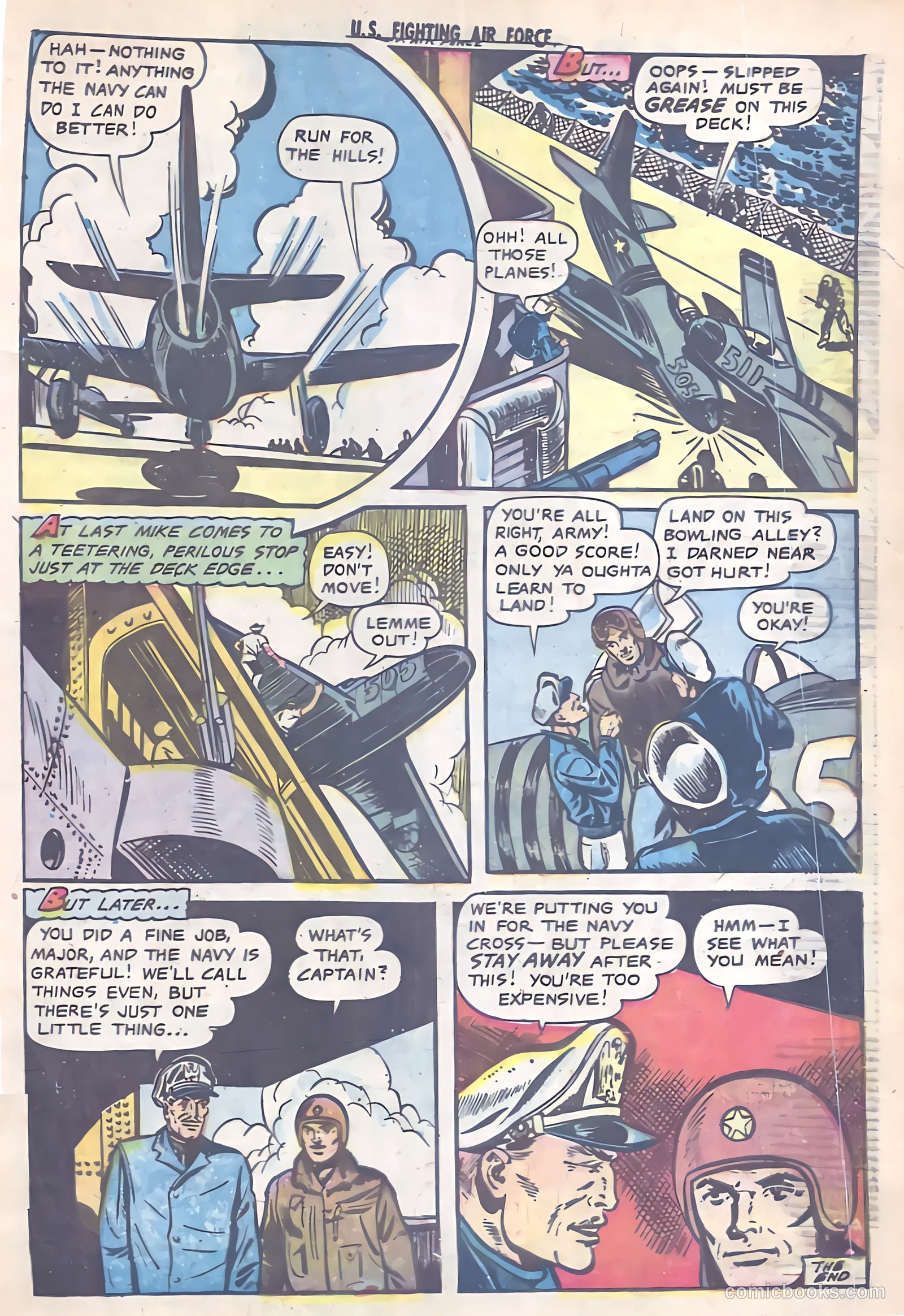 U.S. Fighting Air Force #14 (1955) — page 17 of 36