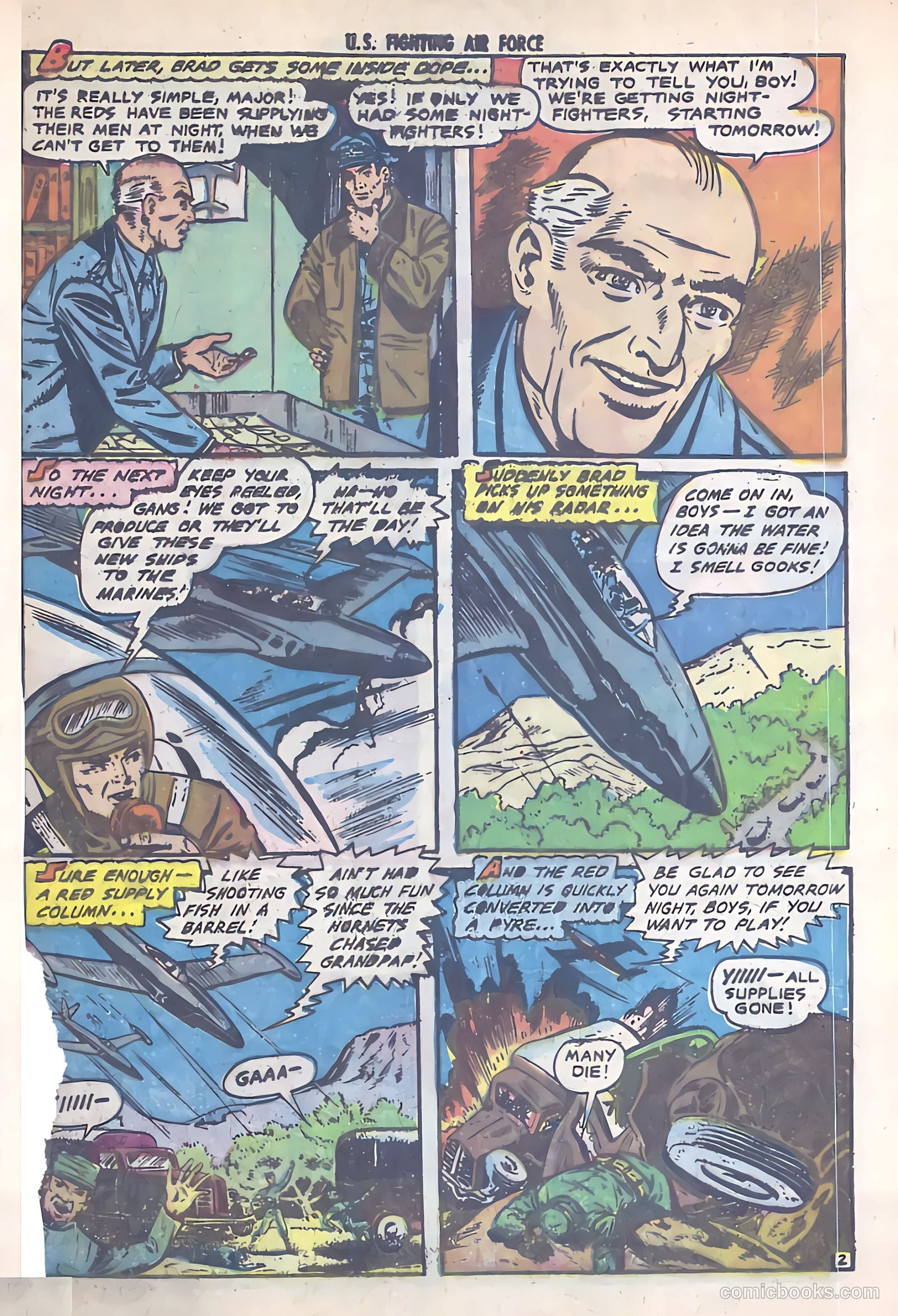 U.S. Fighting Air Force #14 (1955) — page 21 of 36