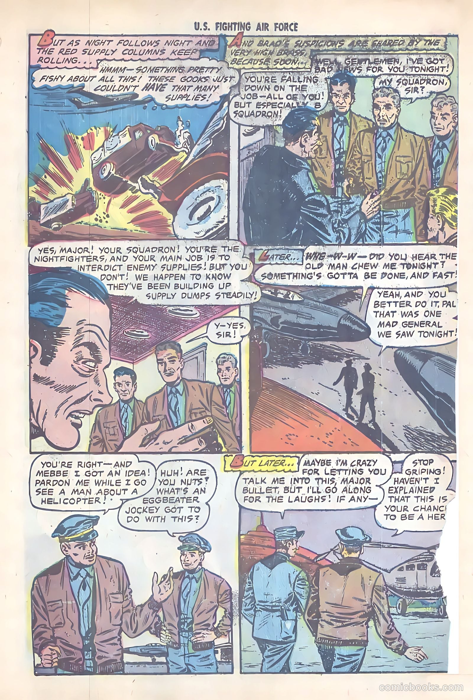 U.S. Fighting Air Force #14 (1955) — page 22 of 36