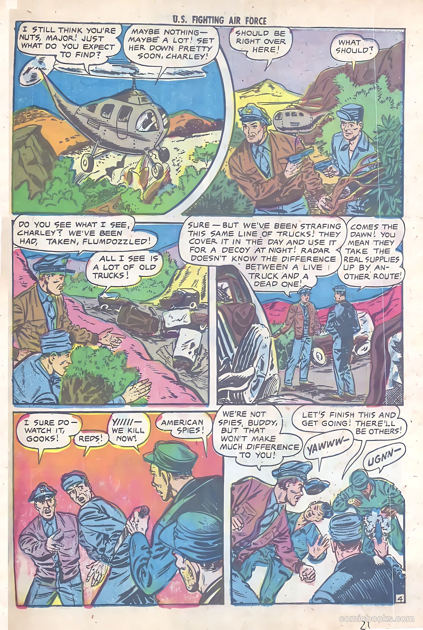 U.S. Fighting Air Force #14 (1955) — page 23 of 36