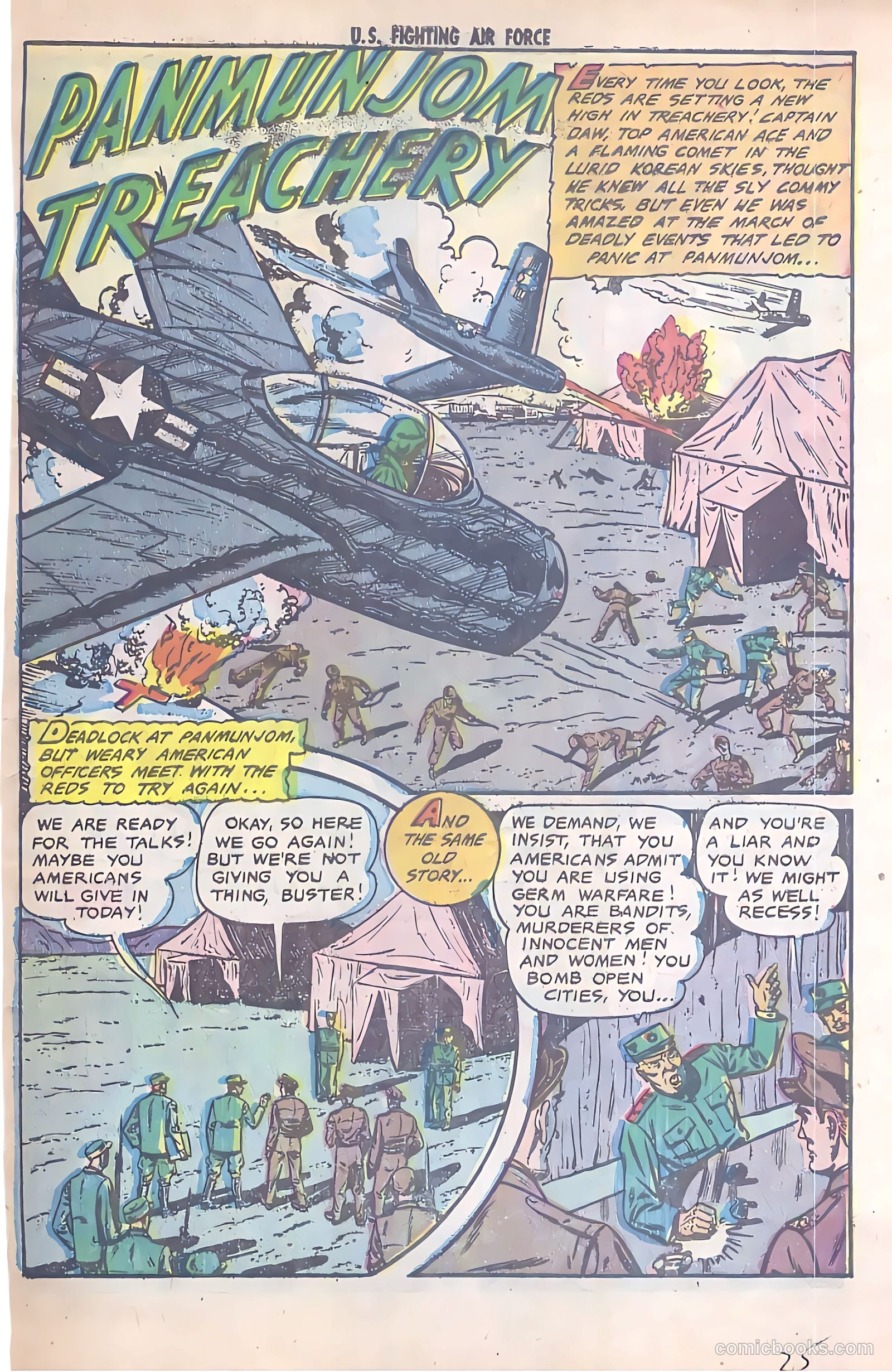 U.S. Fighting Air Force #14 (1955) — page 27 of 36