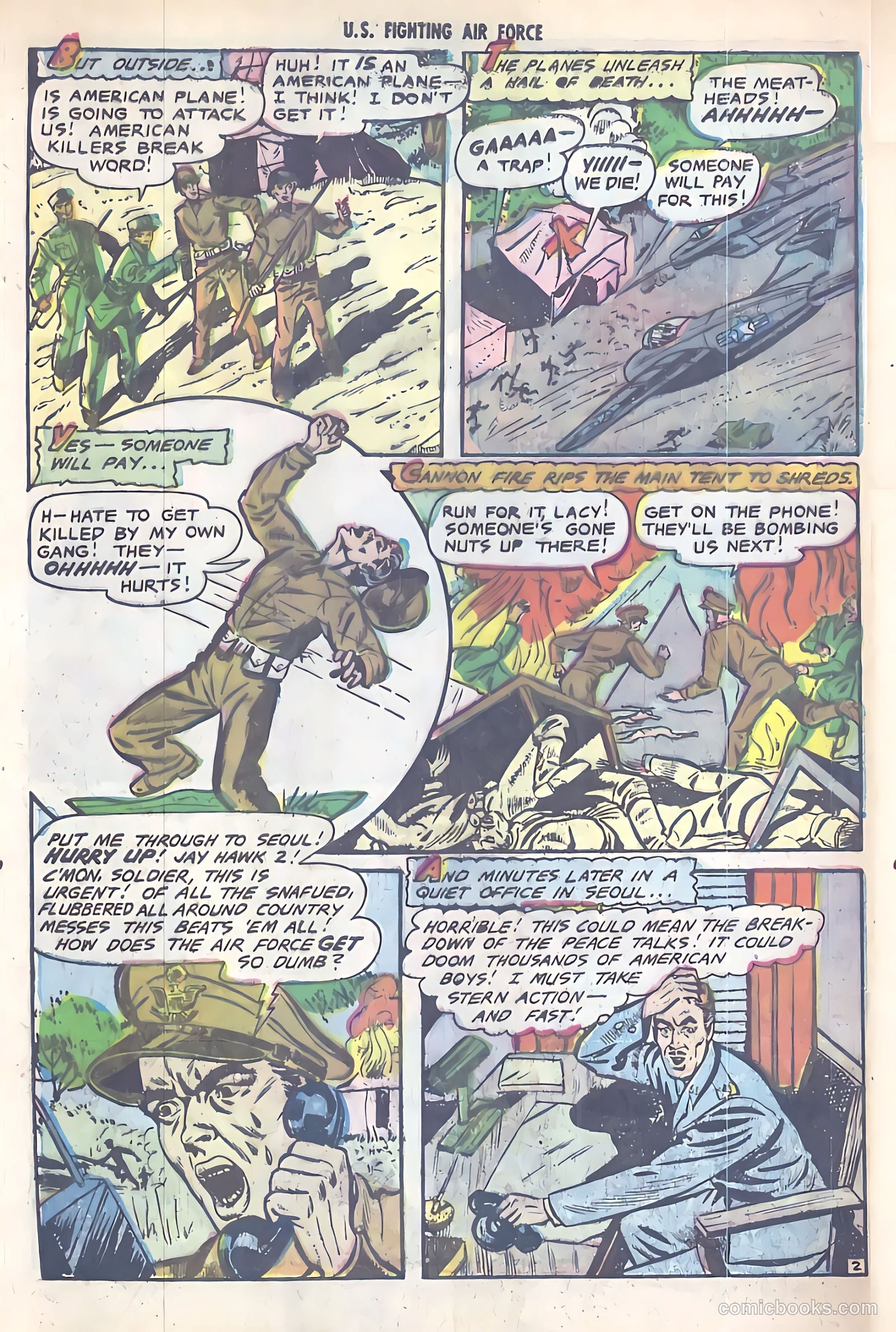 U.S. Fighting Air Force #14 (1955) — page 28 of 36