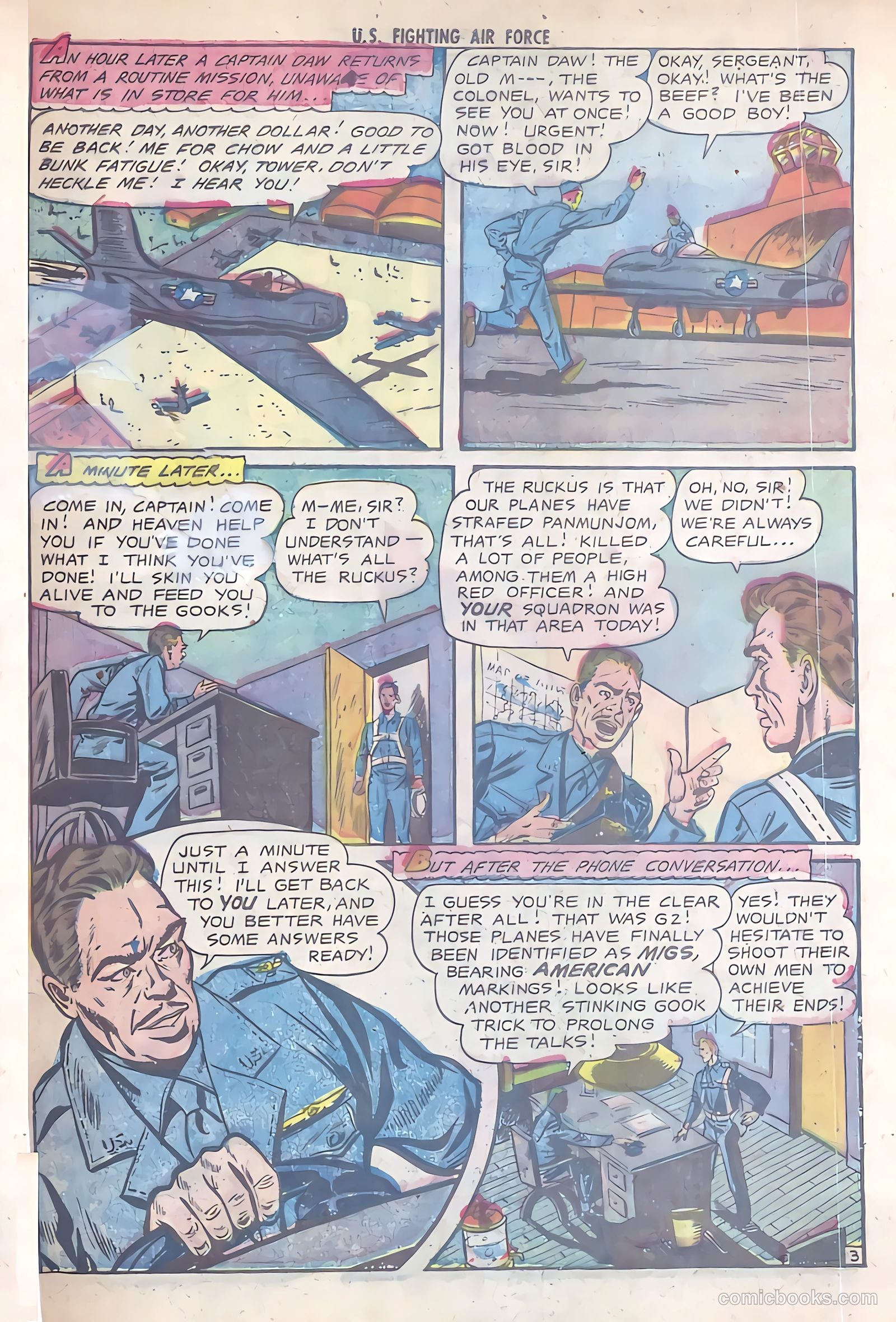 U.S. Fighting Air Force #14 (1955) — page 29 of 36