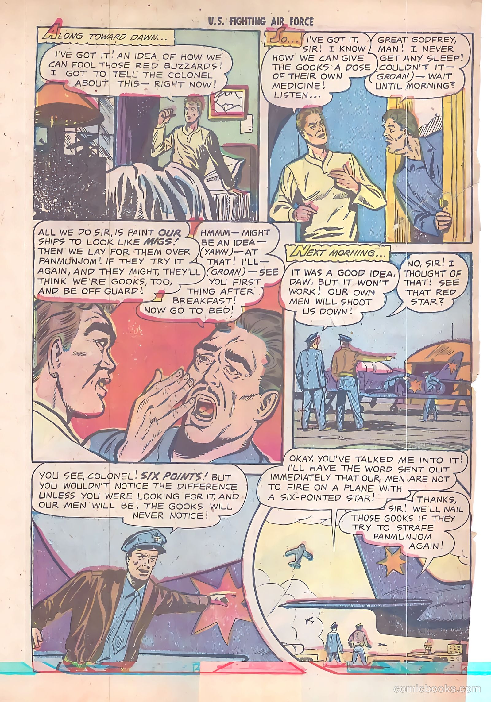 U.S. Fighting Air Force #14 (1955) — page 30 of 36