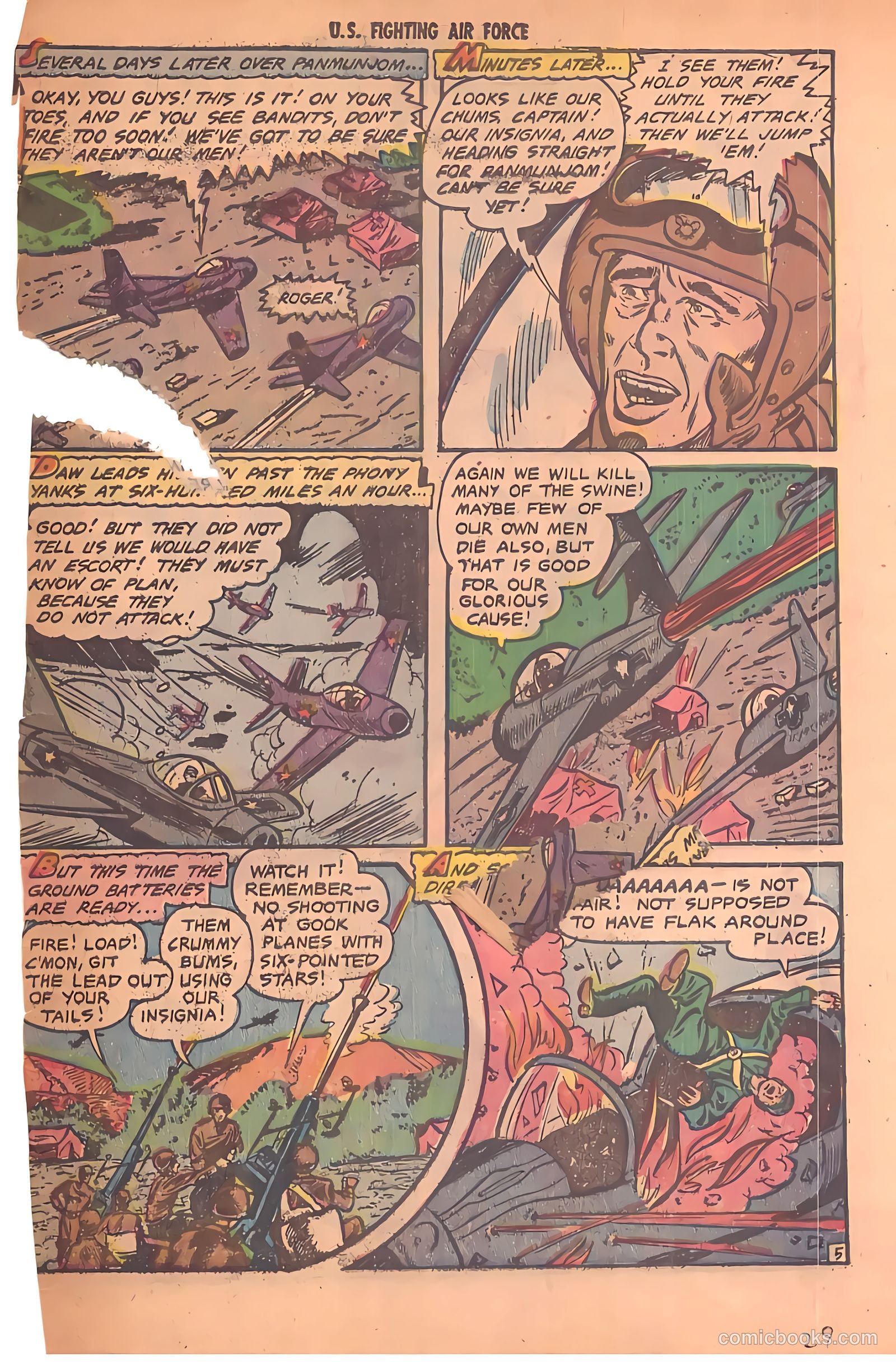 U.S. Fighting Air Force #14 (1955) — page 31 of 36
