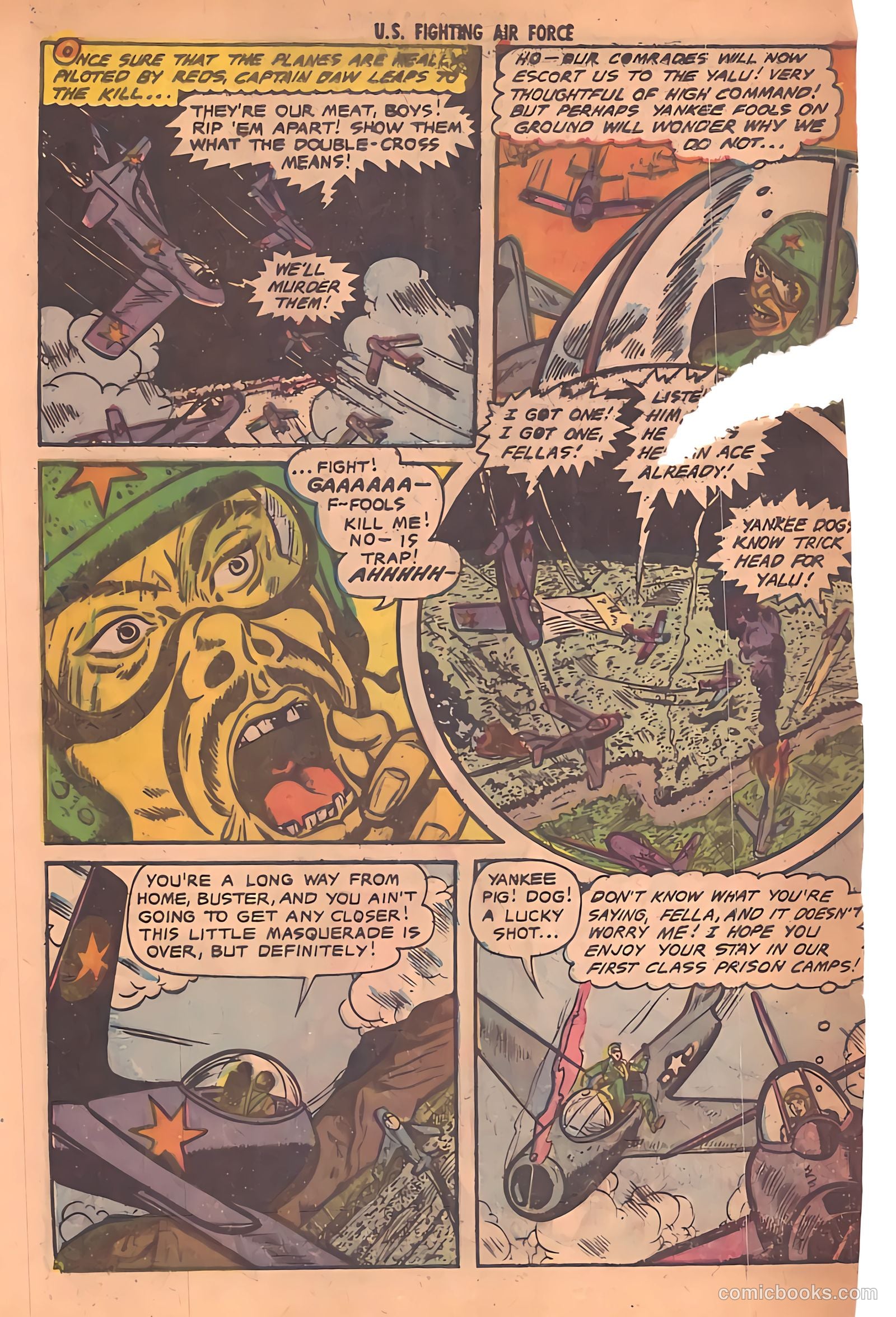 U.S. Fighting Air Force #14 (1955) — page 32 of 36