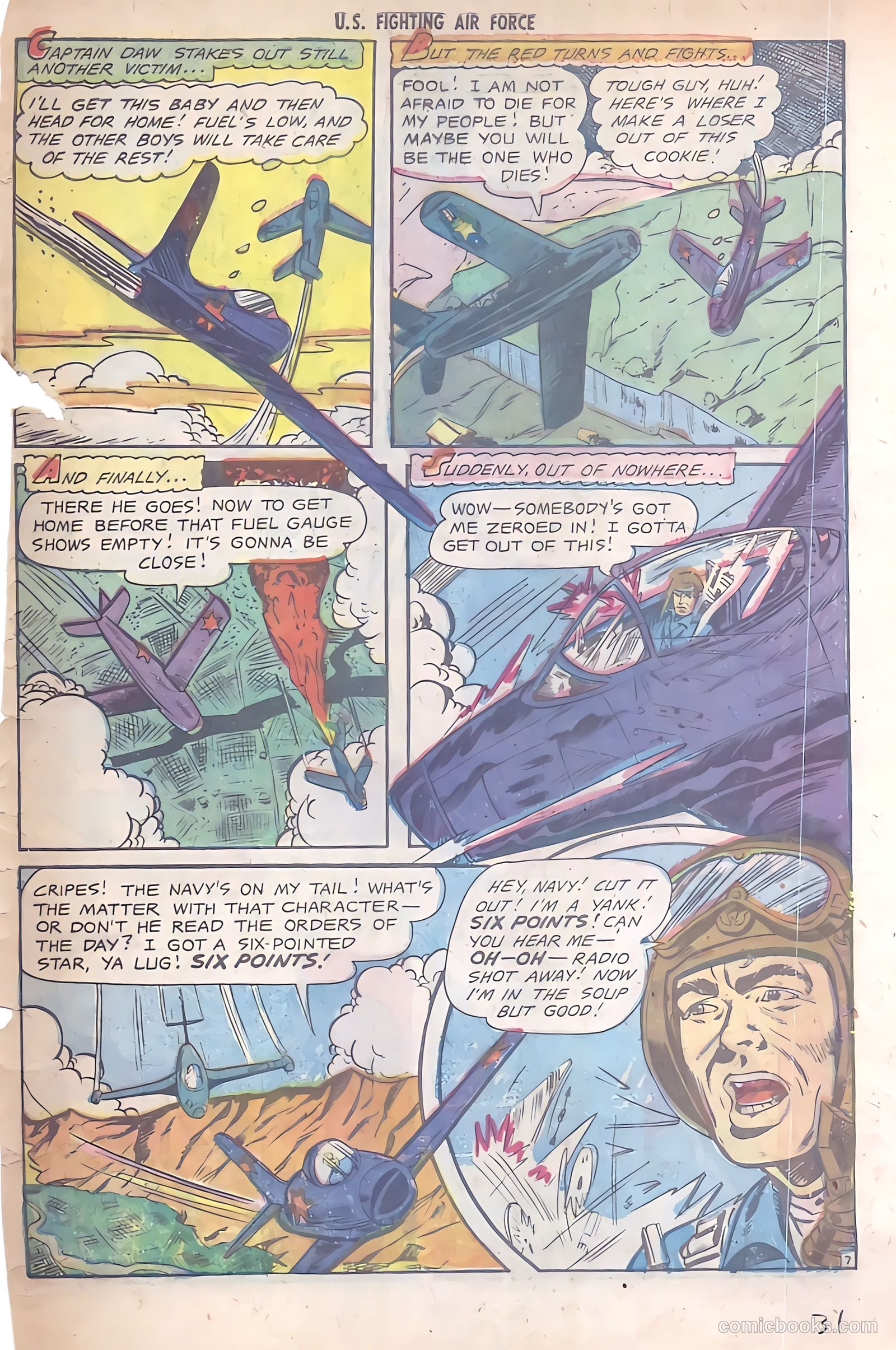 U.S. Fighting Air Force #14 (1955) — page 33 of 36
