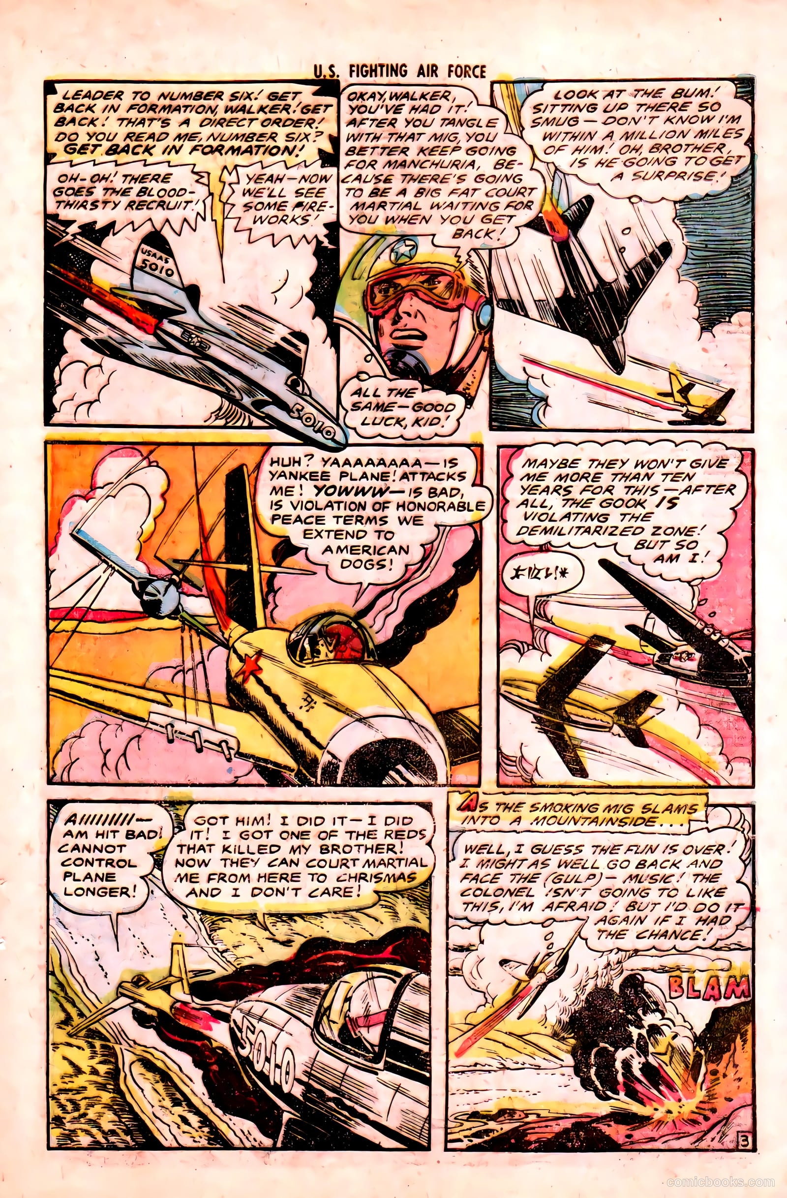 U.S. Fighting Air Force #16 (1955) — page 5 of 36