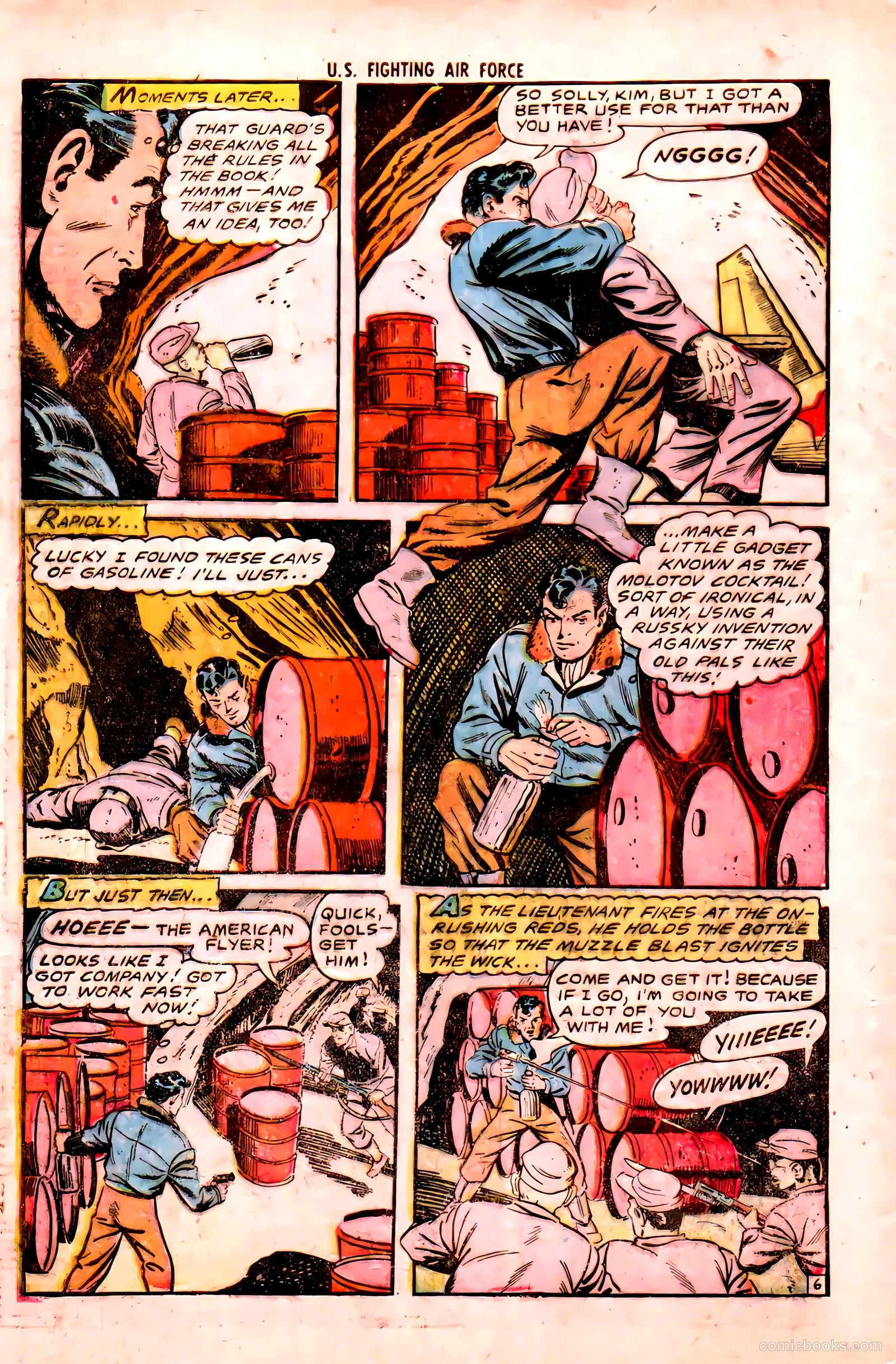 U.S. Fighting Air Force #16 (1955) — page 8 of 36