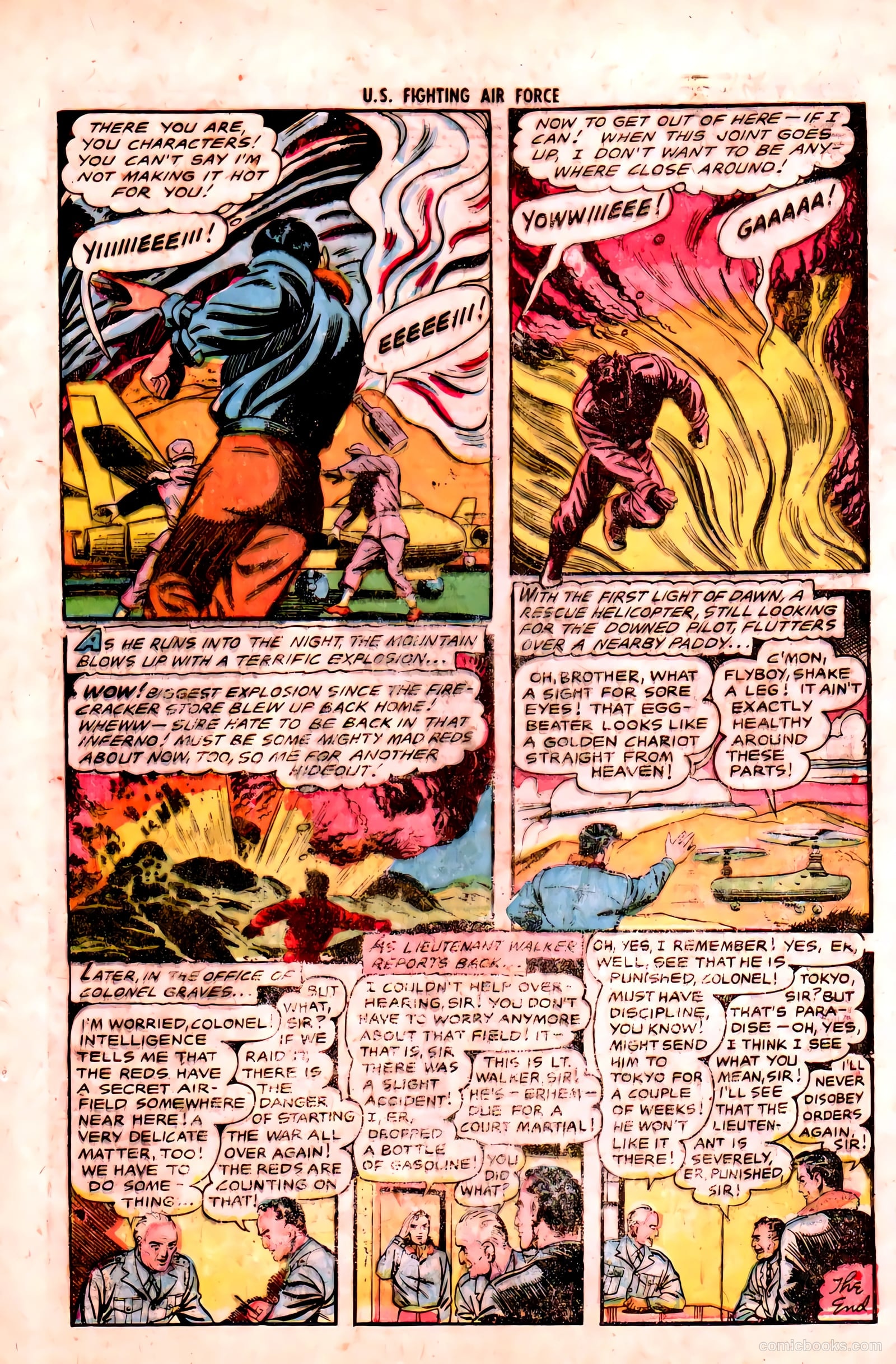 U.S. Fighting Air Force #16 (1955) — page 9 of 36