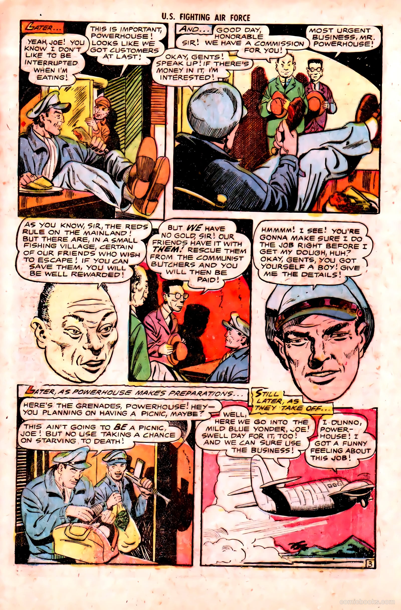 U.S. Fighting Air Force #16 (1955) — page 12 of 36
