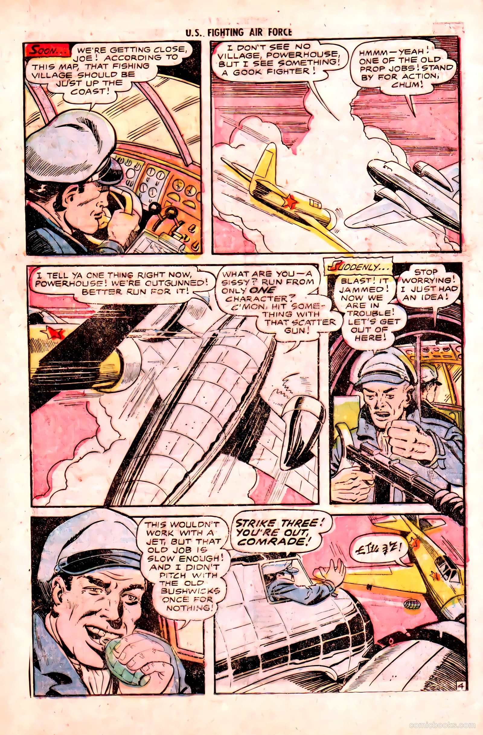 U.S. Fighting Air Force #16 (1955) — page 13 of 36