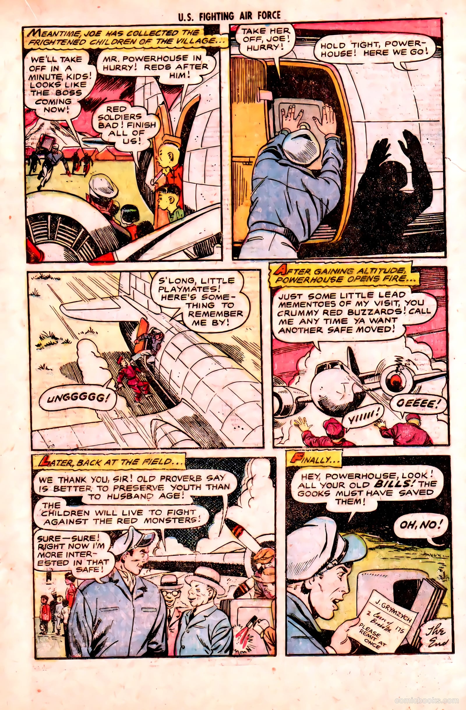 U.S. Fighting Air Force #16 (1955) — page 17 of 36
