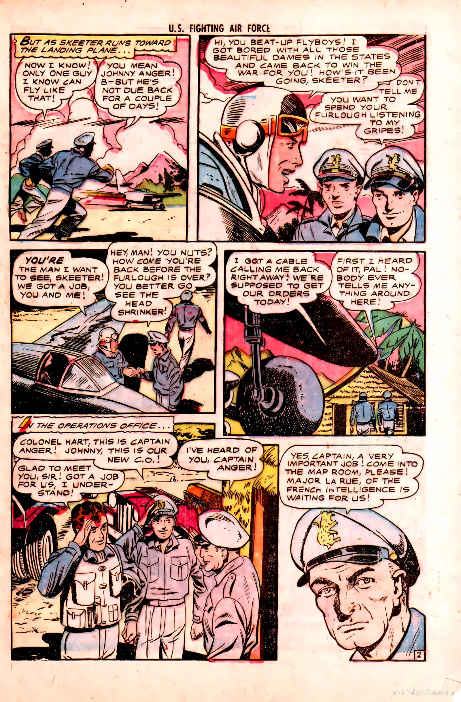 U.S. Fighting Air Force #16 (1955) — page 21 of 36