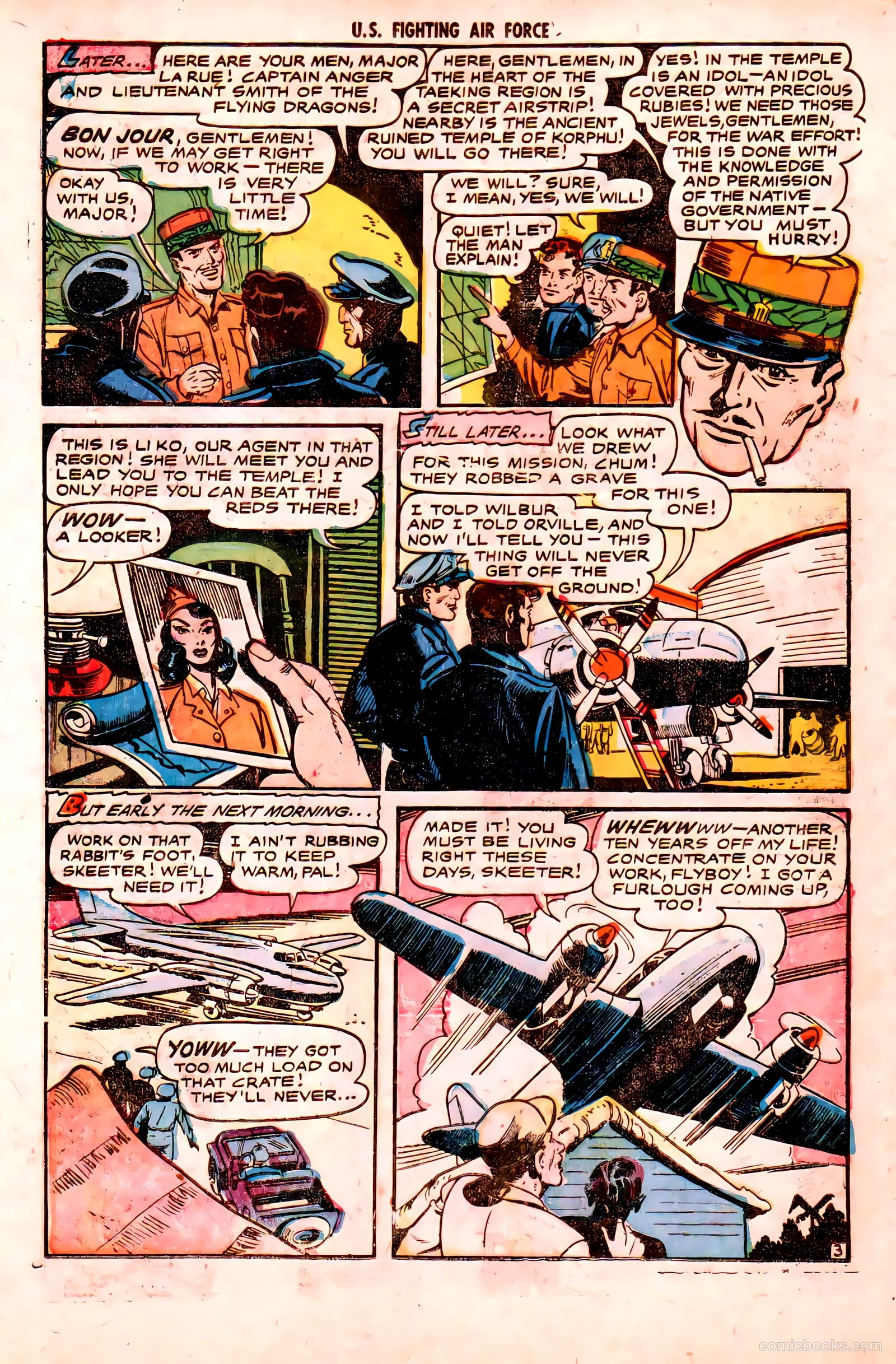U.S. Fighting Air Force #16 (1955) — page 22 of 36