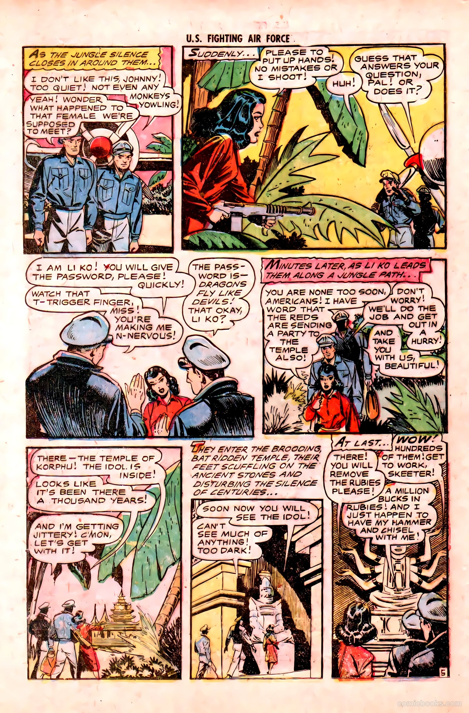 U.S. Fighting Air Force #16 (1955) — page 24 of 36