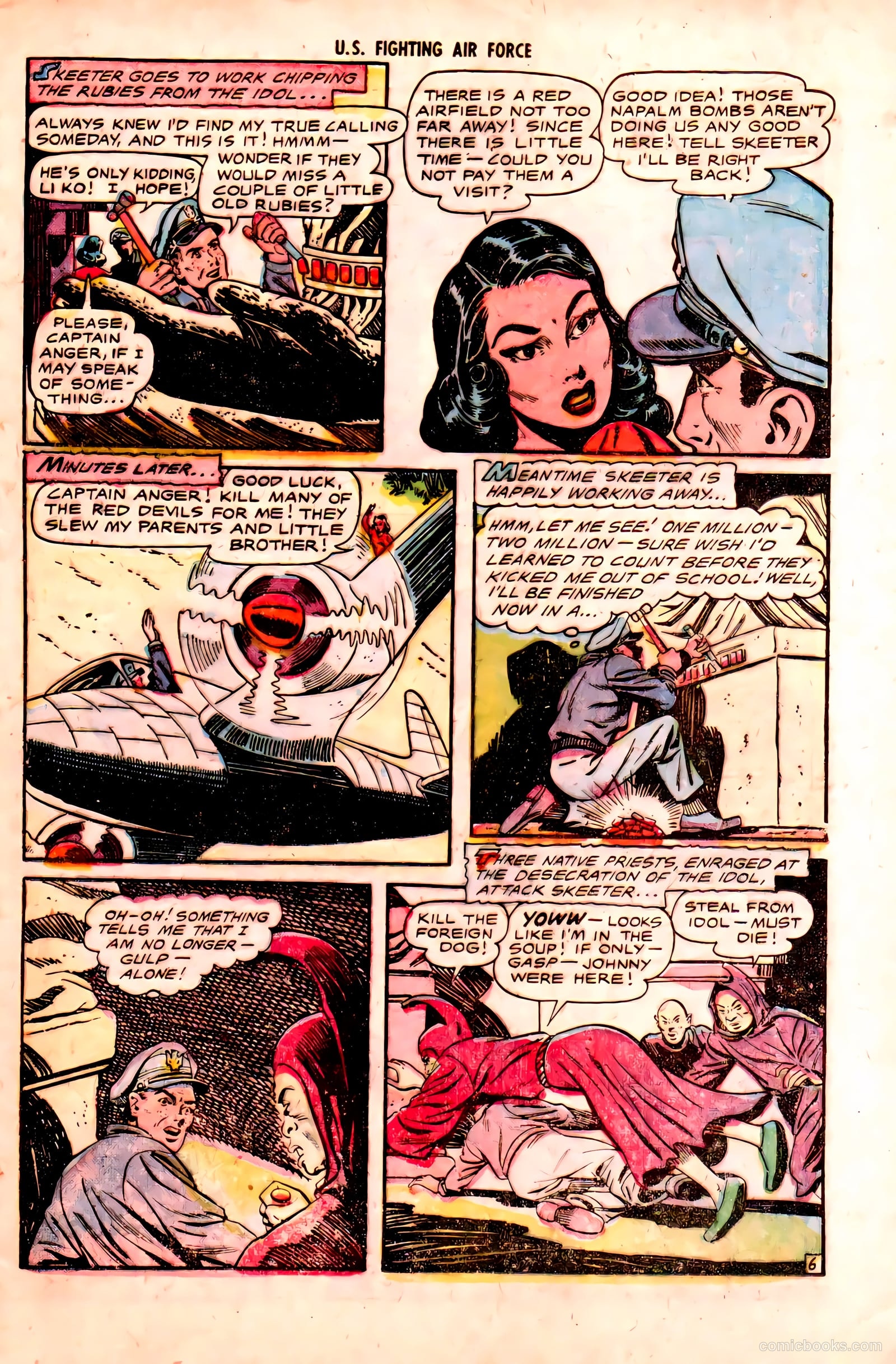 U.S. Fighting Air Force #16 (1955) — page 25 of 36