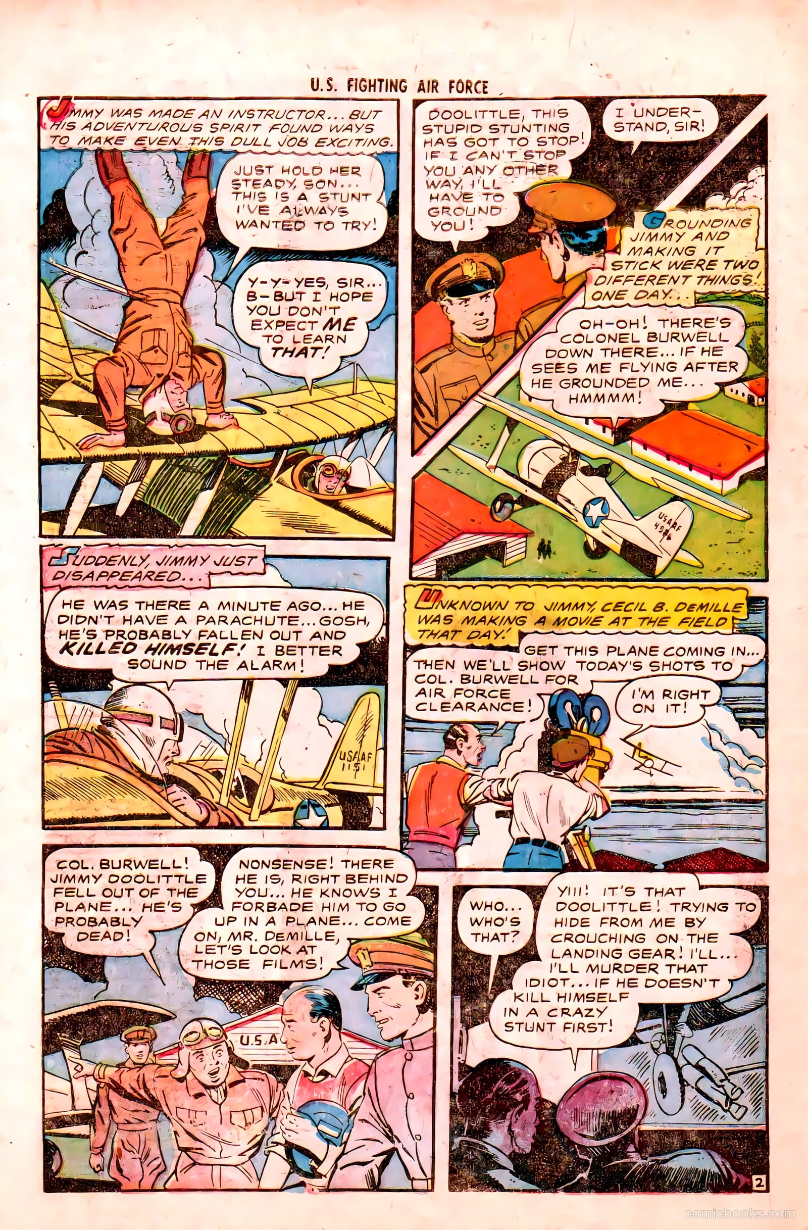 U.S. Fighting Air Force #16 (1955) — page 30 of 36