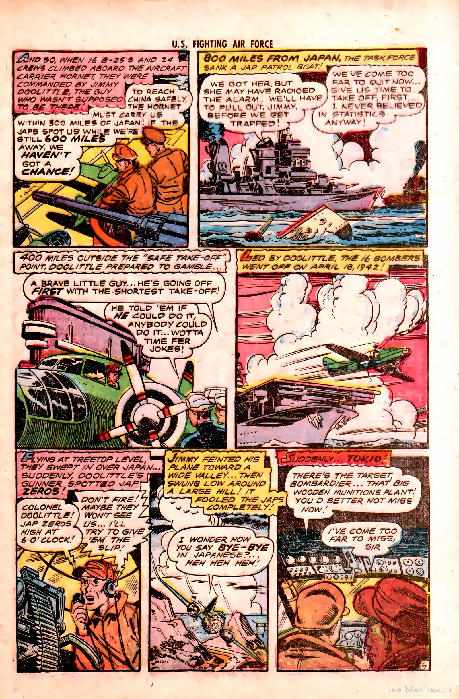 U.S. Fighting Air Force #16 (1955) — page 33 of 36