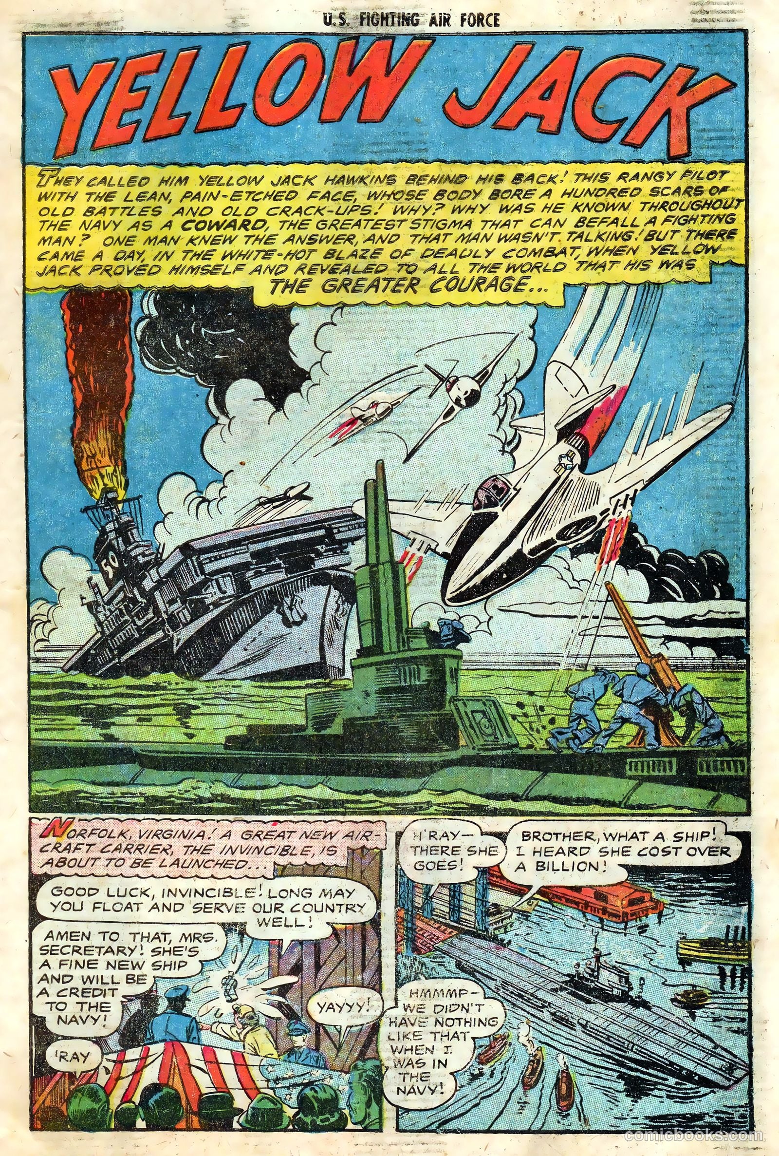 U.S. Fighting Air Force #17 (1955) — page 3 of 36
