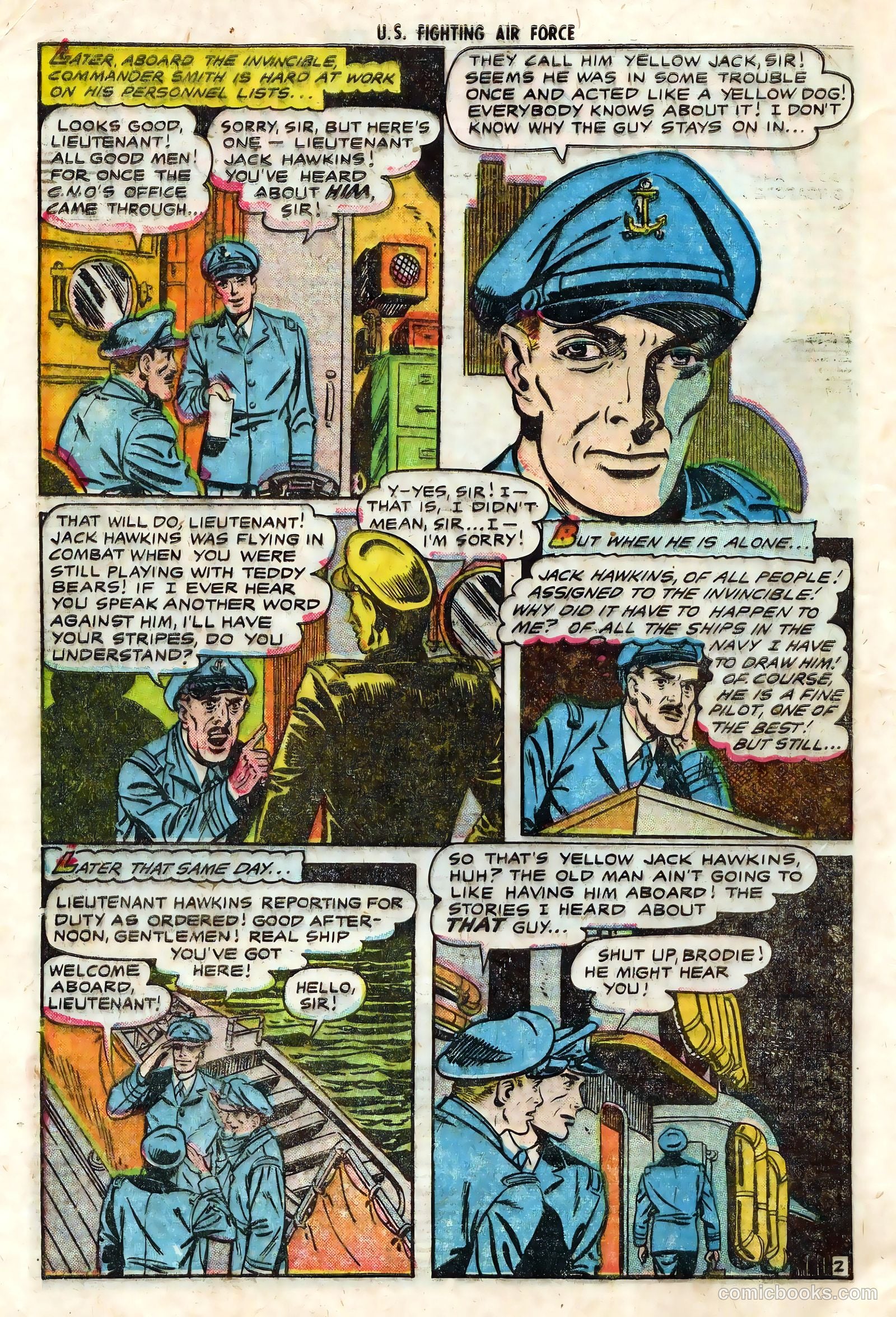 U.S. Fighting Air Force #17 (1955) — page 4 of 36
