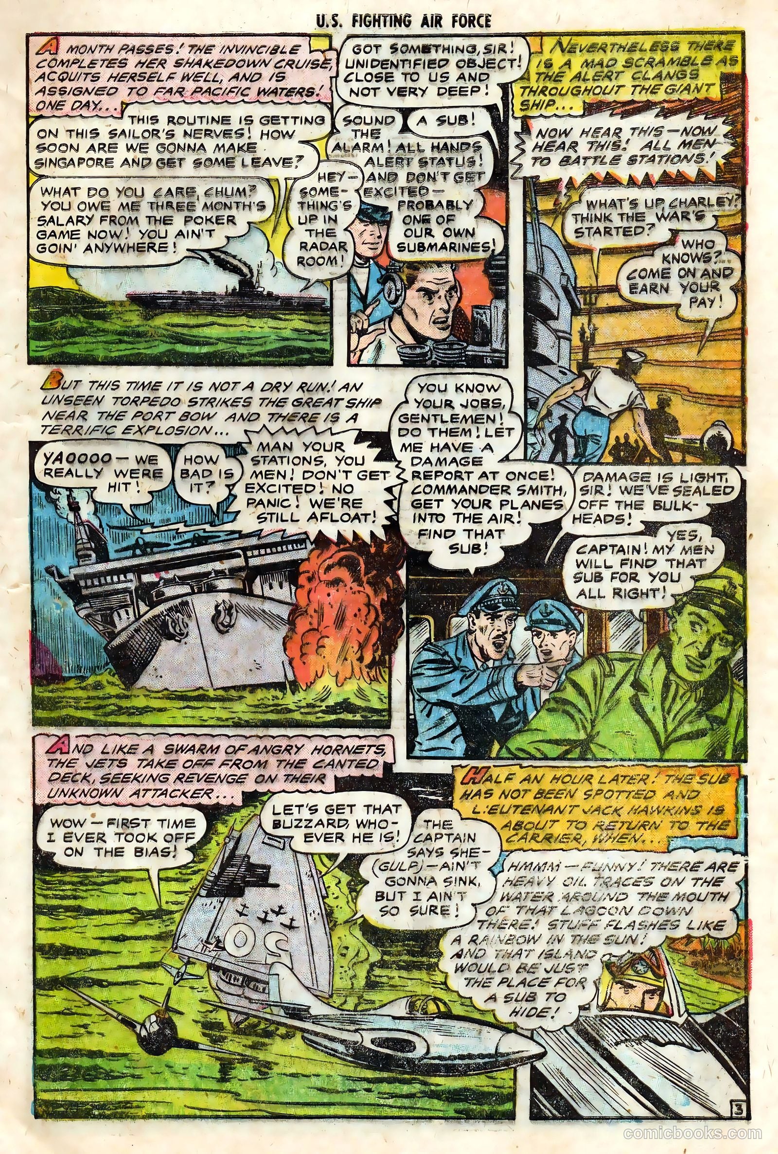 U.S. Fighting Air Force #17 (1955) — page 5 of 36