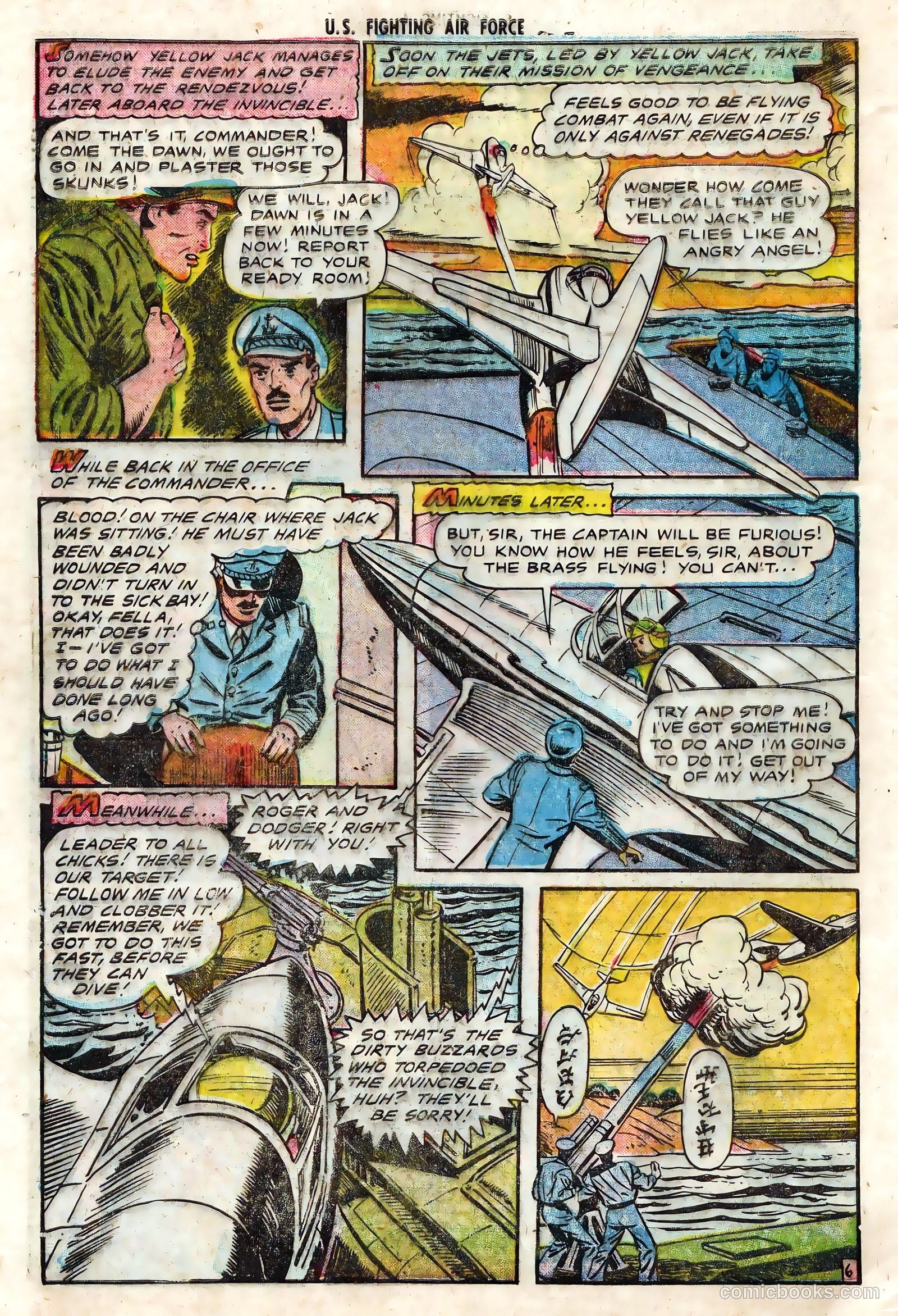 U.S. Fighting Air Force #17 (1955) — page 8 of 36