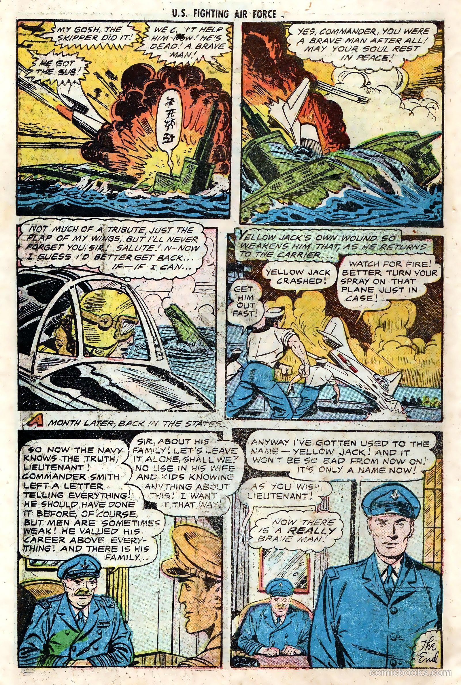 U.S. Fighting Air Force #17 (1955) — page 10 of 36
