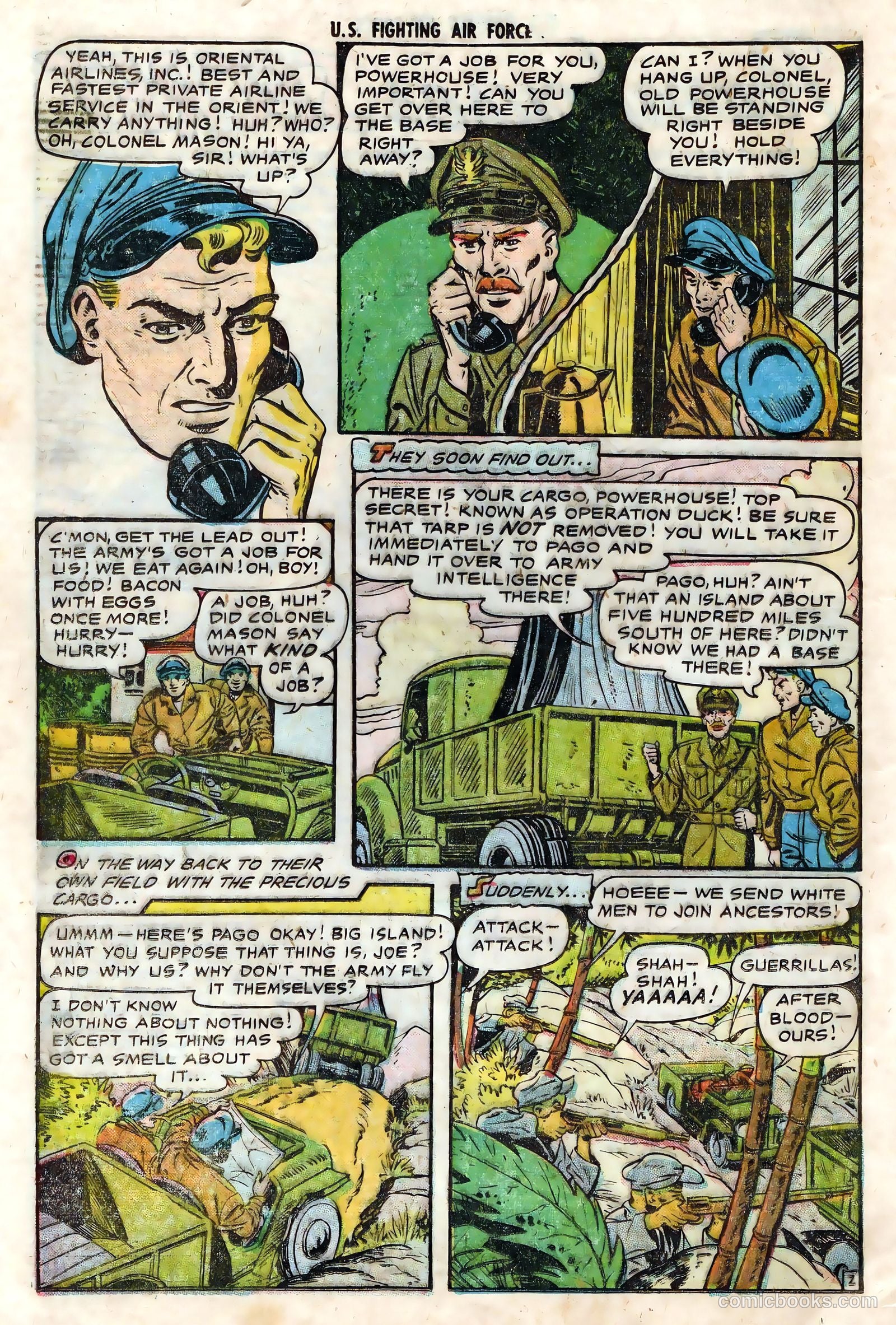 U.S. Fighting Air Force #17 (1955) — page 12 of 36