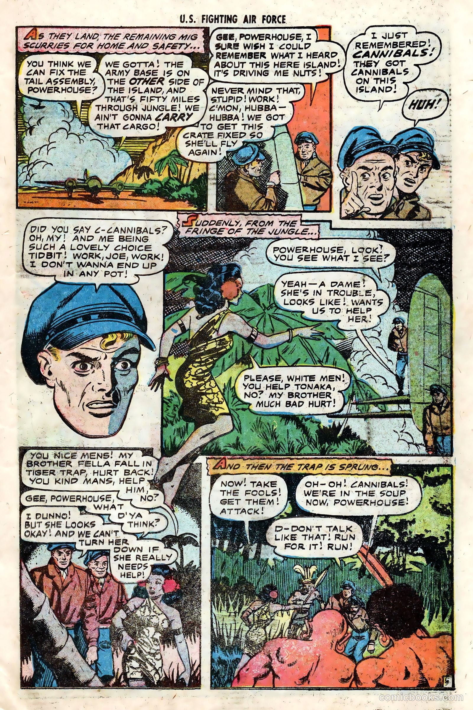 U.S. Fighting Air Force #17 (1955) — page 15 of 36