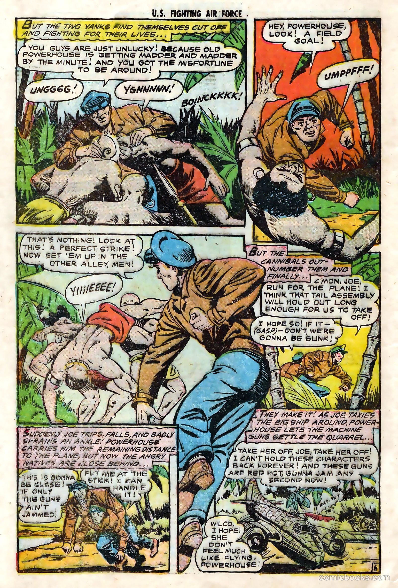 U.S. Fighting Air Force #17 (1955) — page 16 of 36