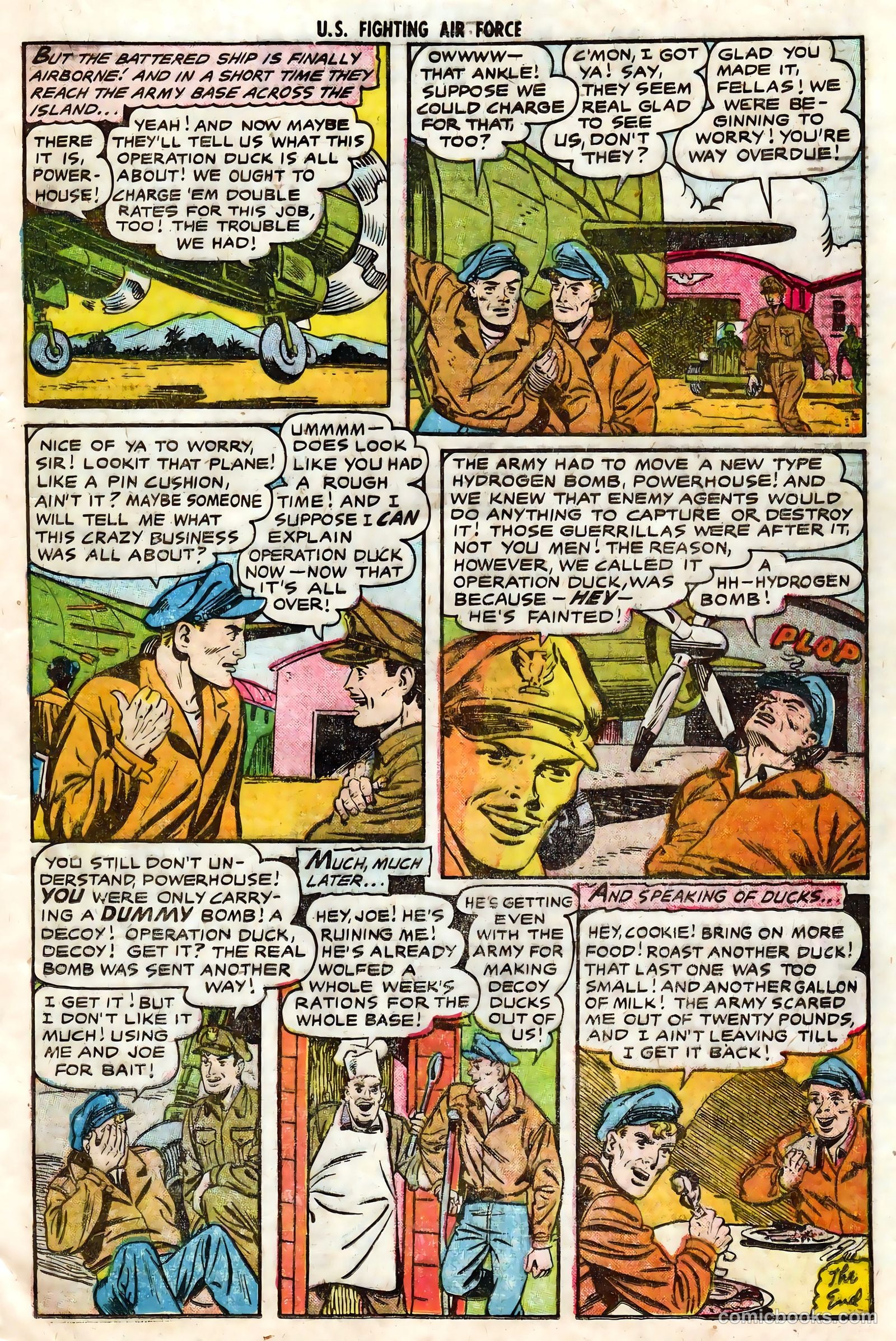 U.S. Fighting Air Force #17 (1955) — page 17 of 36