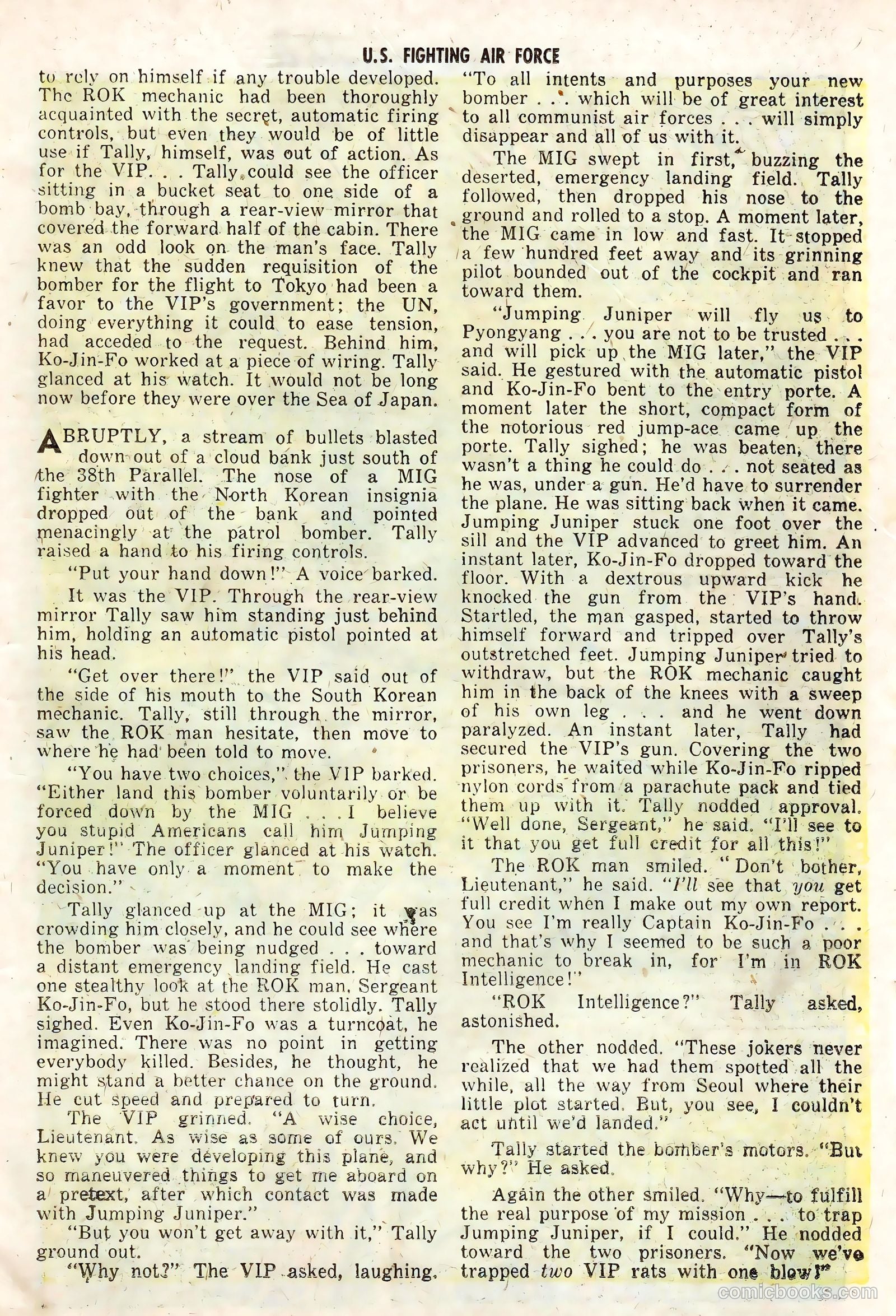 U.S. Fighting Air Force #17 (1955) — page 19 of 36