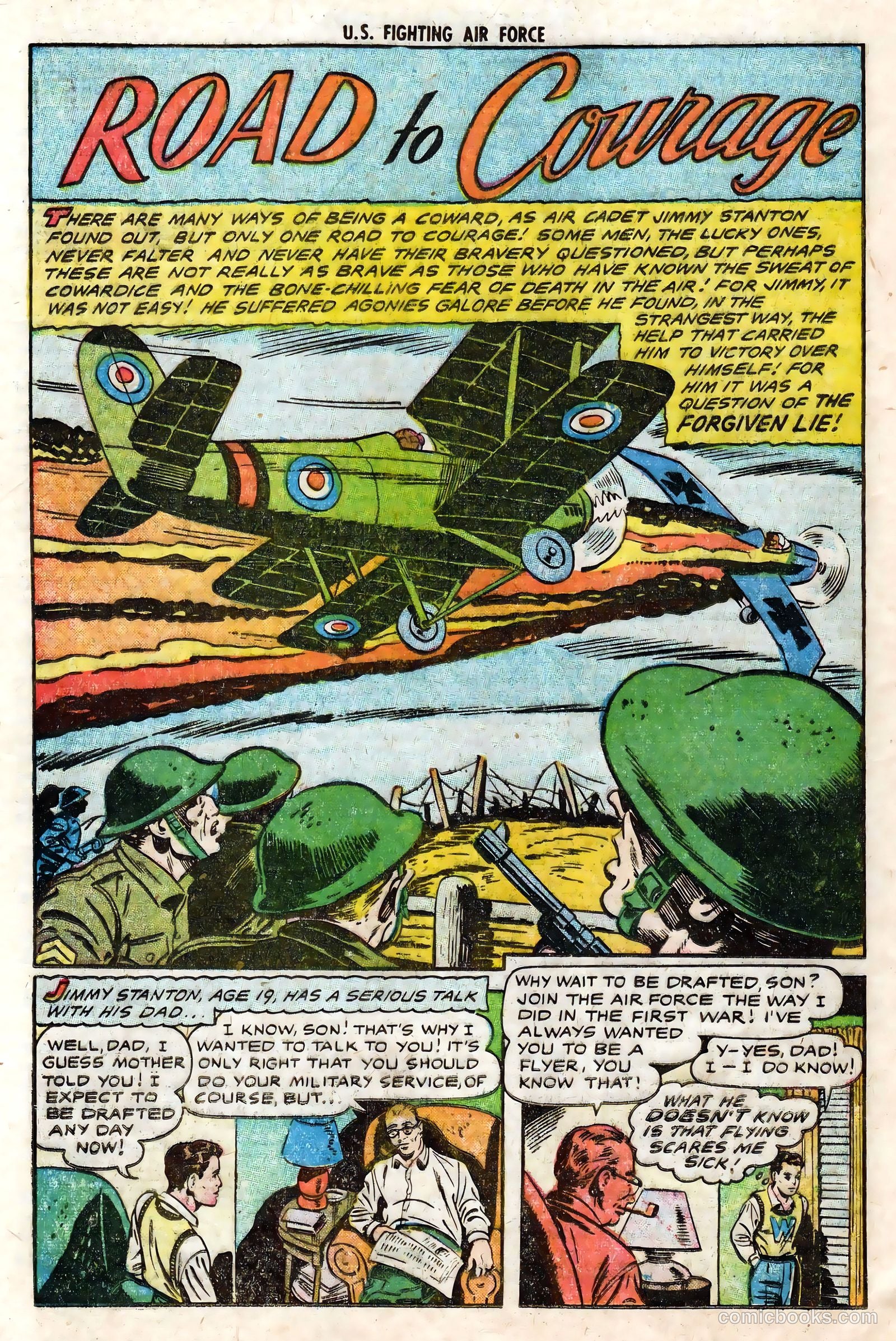 U.S. Fighting Air Force #17 (1955) — page 20 of 36