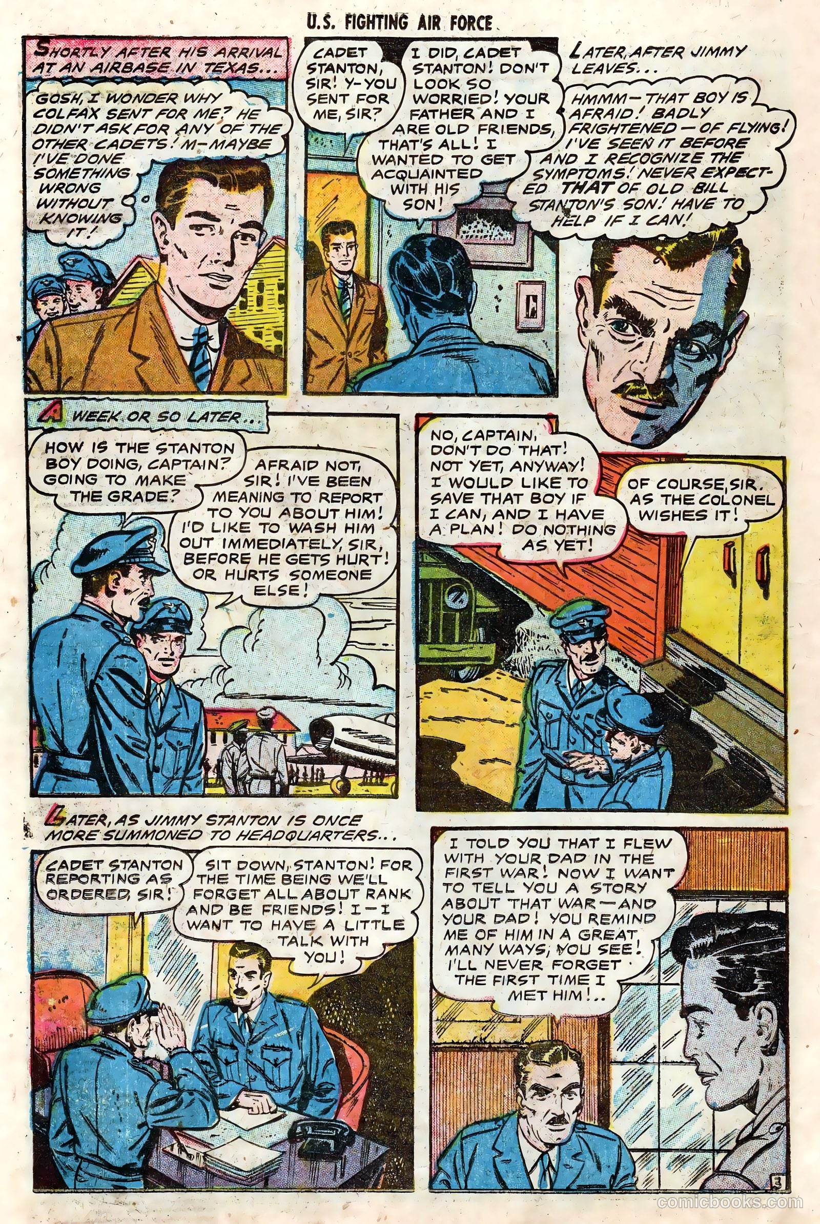 U.S. Fighting Air Force #17 (1955) — page 22 of 36