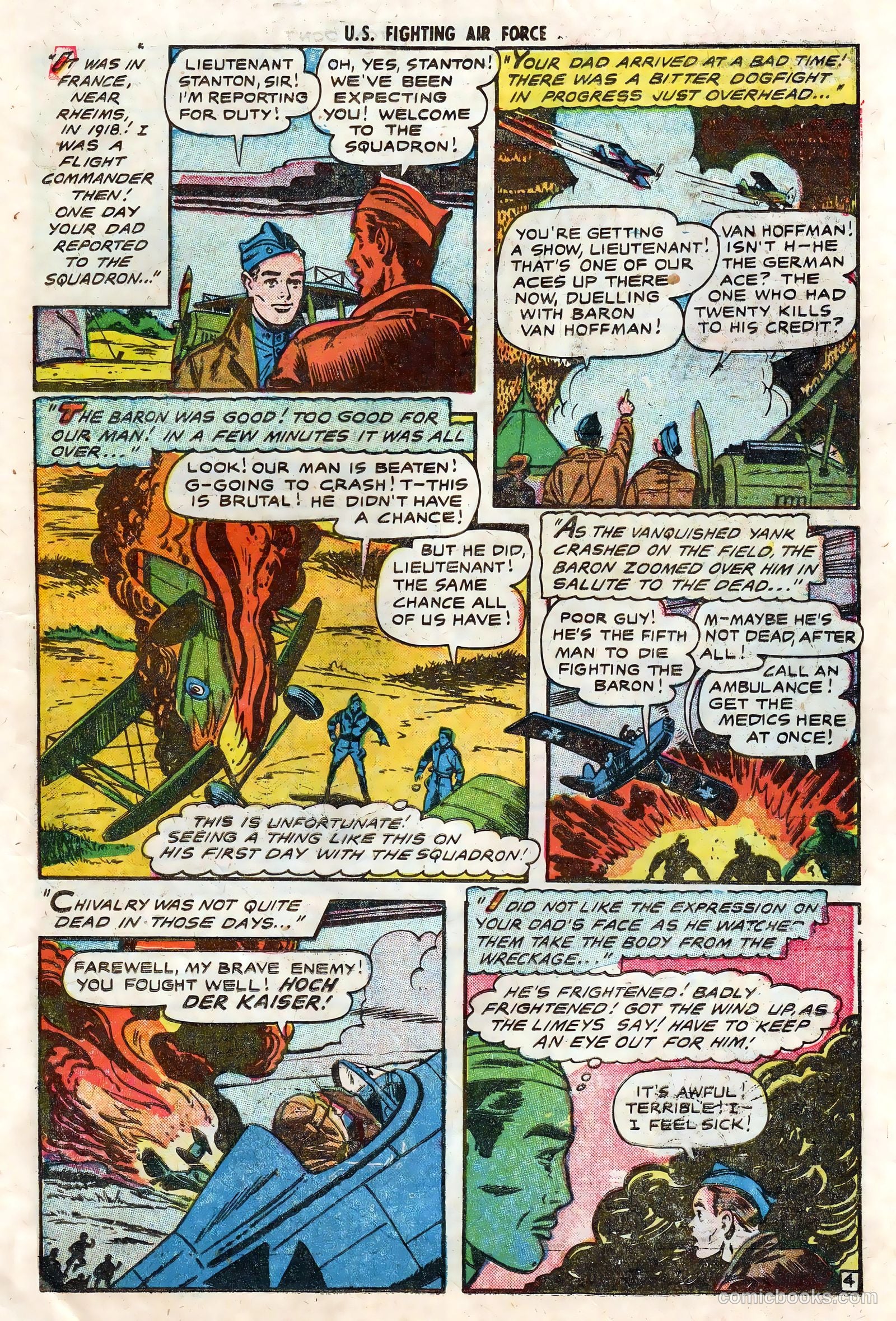 U.S. Fighting Air Force #17 (1955) — page 23 of 36