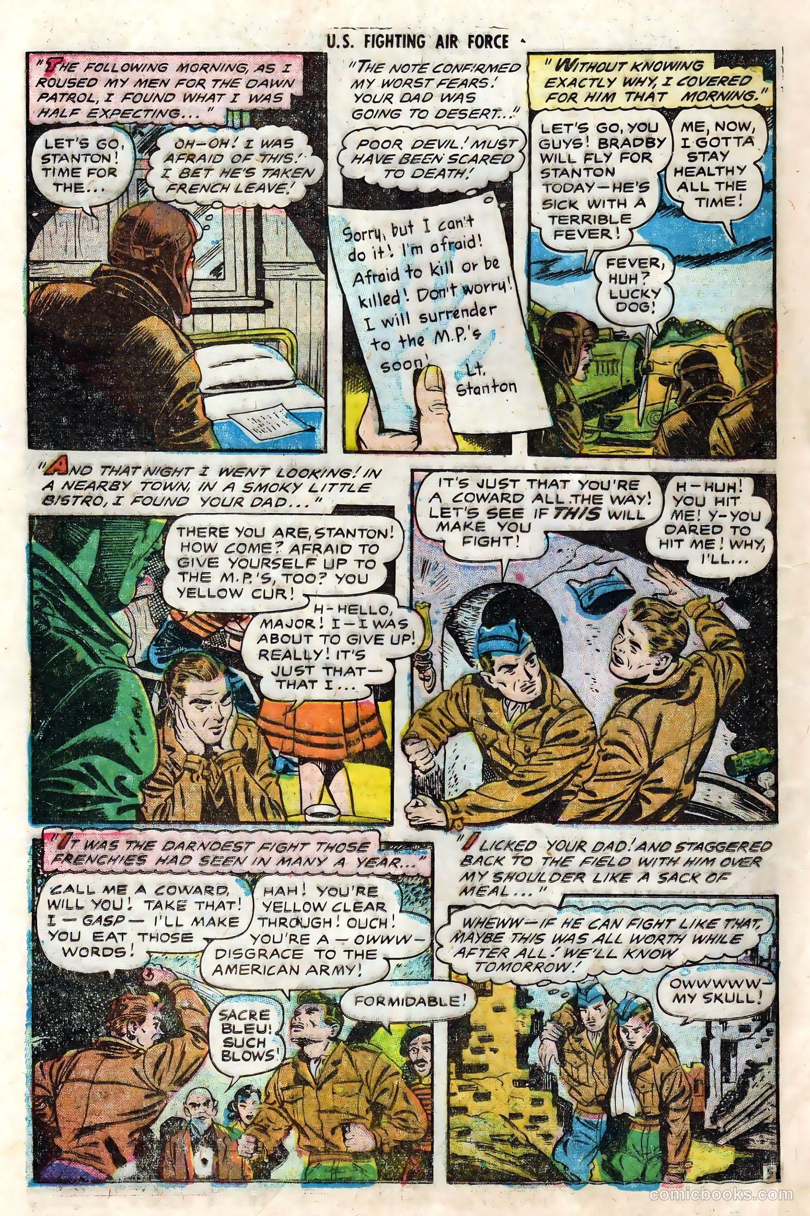 U.S. Fighting Air Force #17 (1955) — page 24 of 36