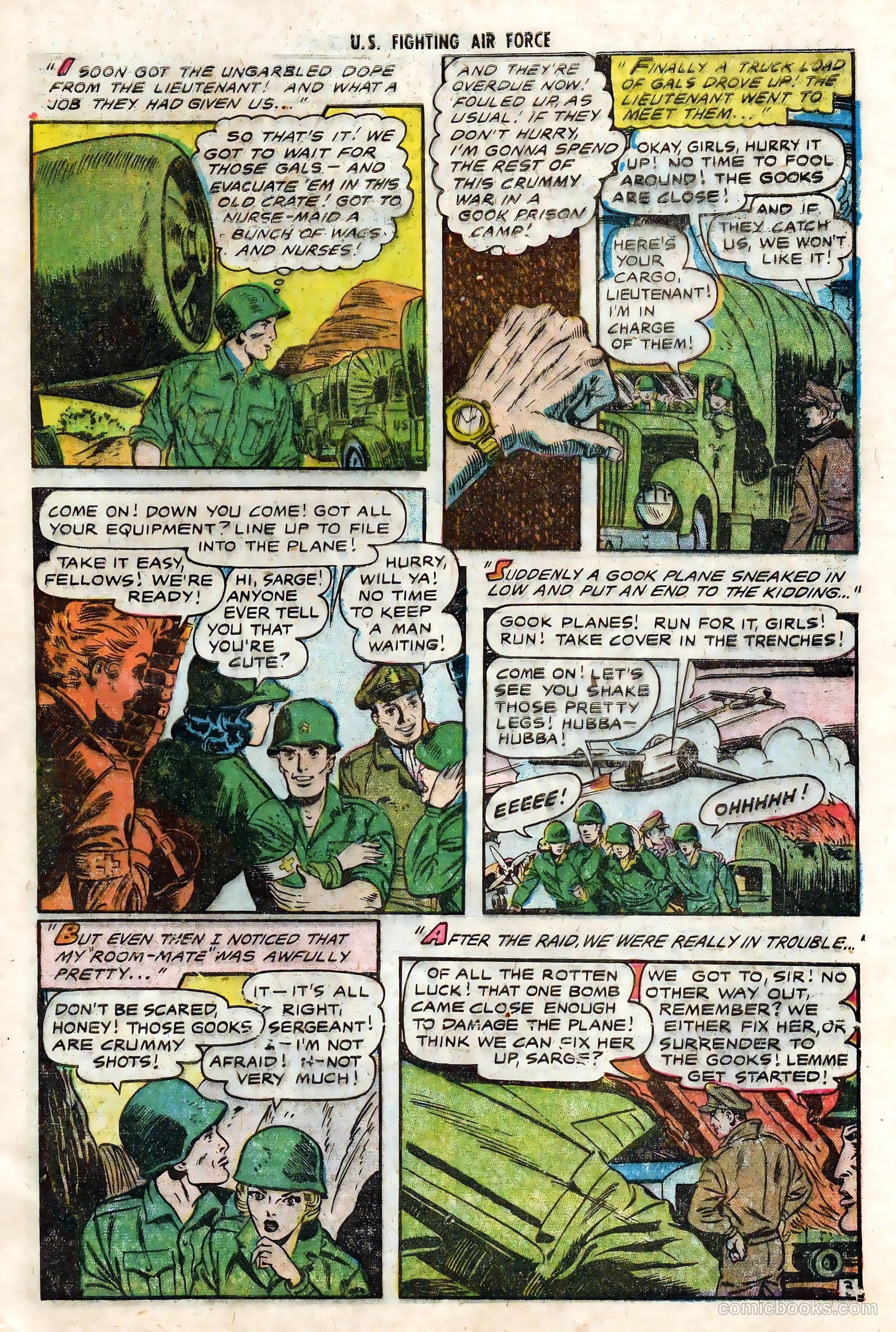 U.S. Fighting Air Force #17 (1955) — page 29 of 36