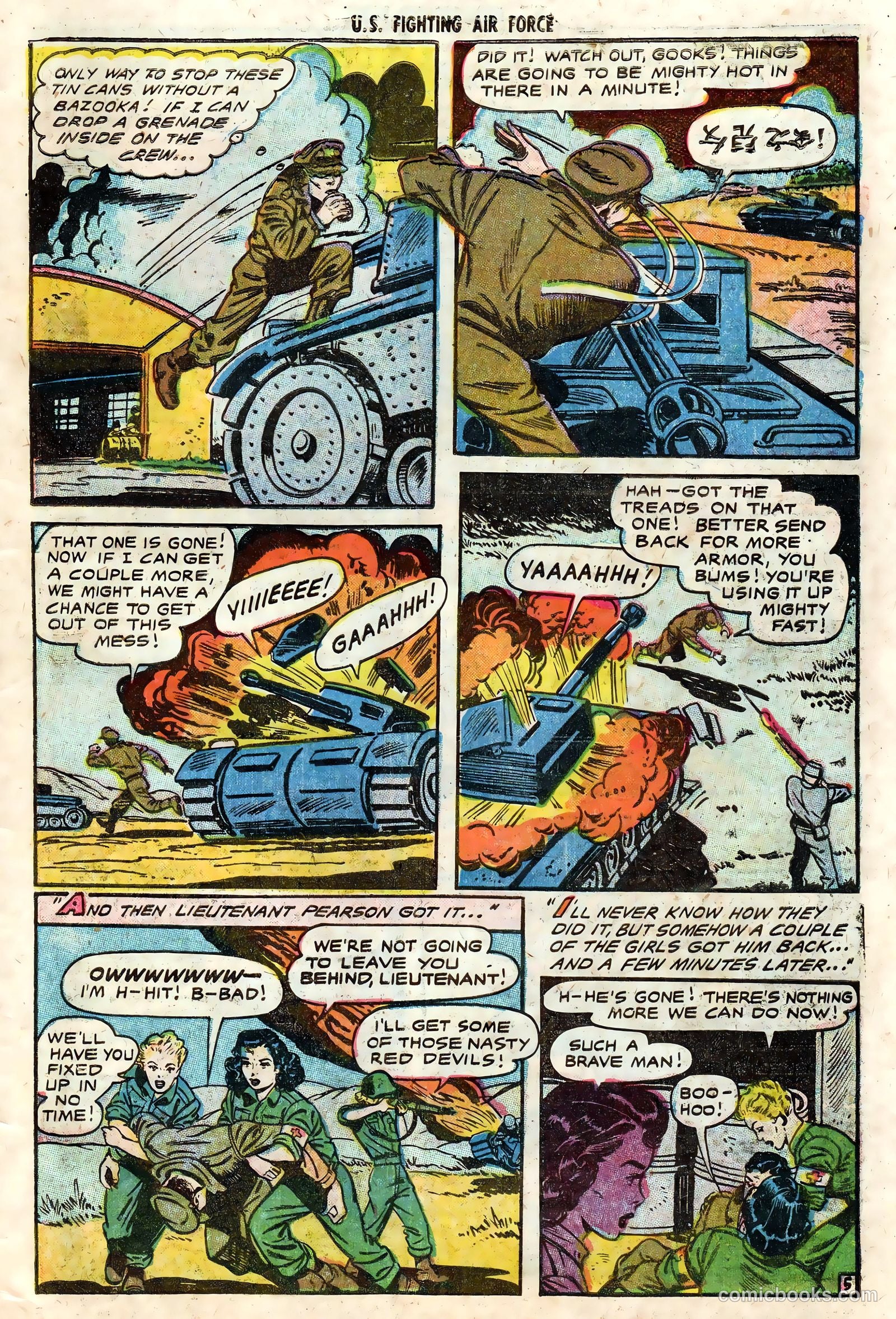 U.S. Fighting Air Force #17 (1955) — page 31 of 36