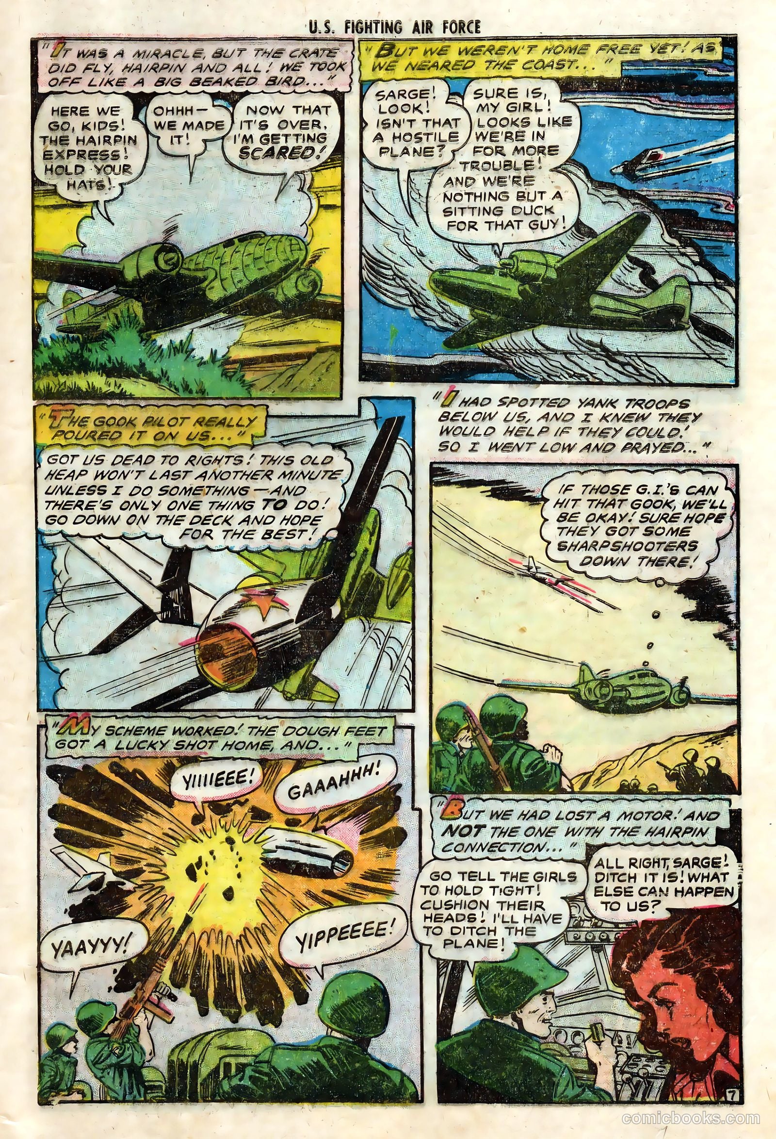 U.S. Fighting Air Force #17 (1955) — page 33 of 36