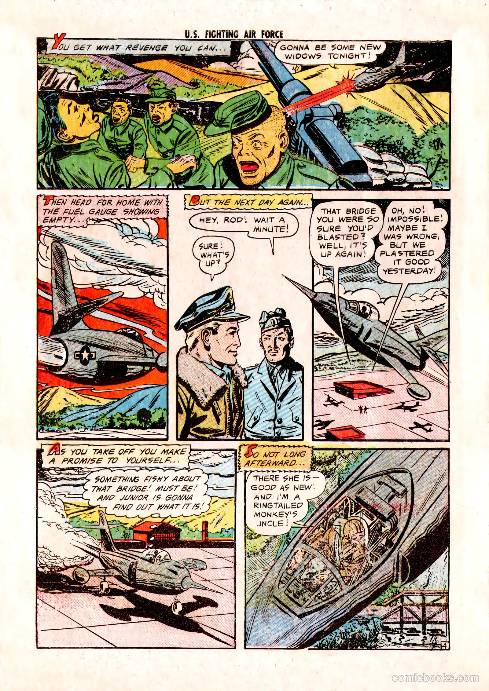 U.S. Fighting Air Force #2 (1952) — page 6 of 37